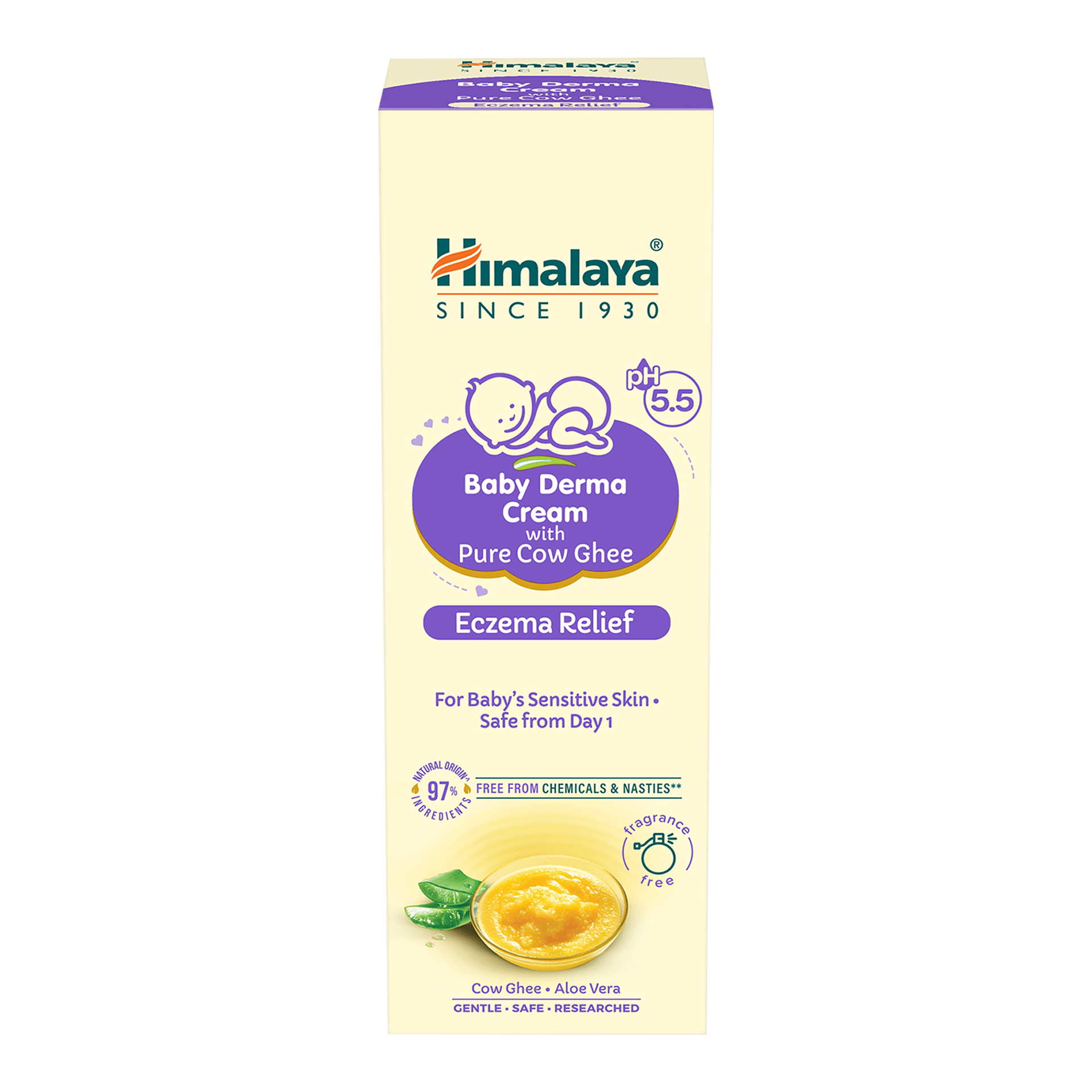 Buy Himalaya Baby Derma Cream With Pure Cow Ghee Online (50 g) At