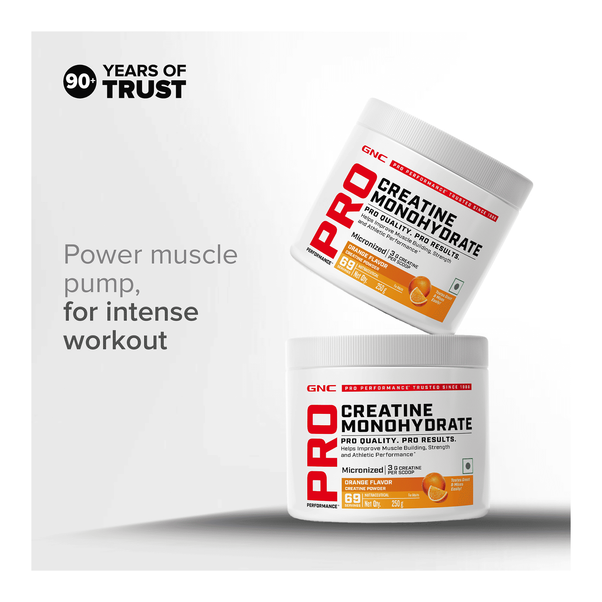 GNC Creatine Monohydrate 250g Orange - Image 6
