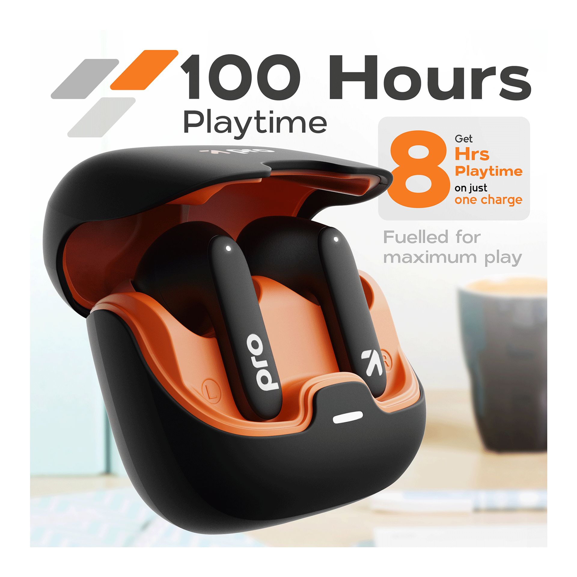 GOBOULT Z40 Pro Midnight Blue TWS Earbuds - Image 3