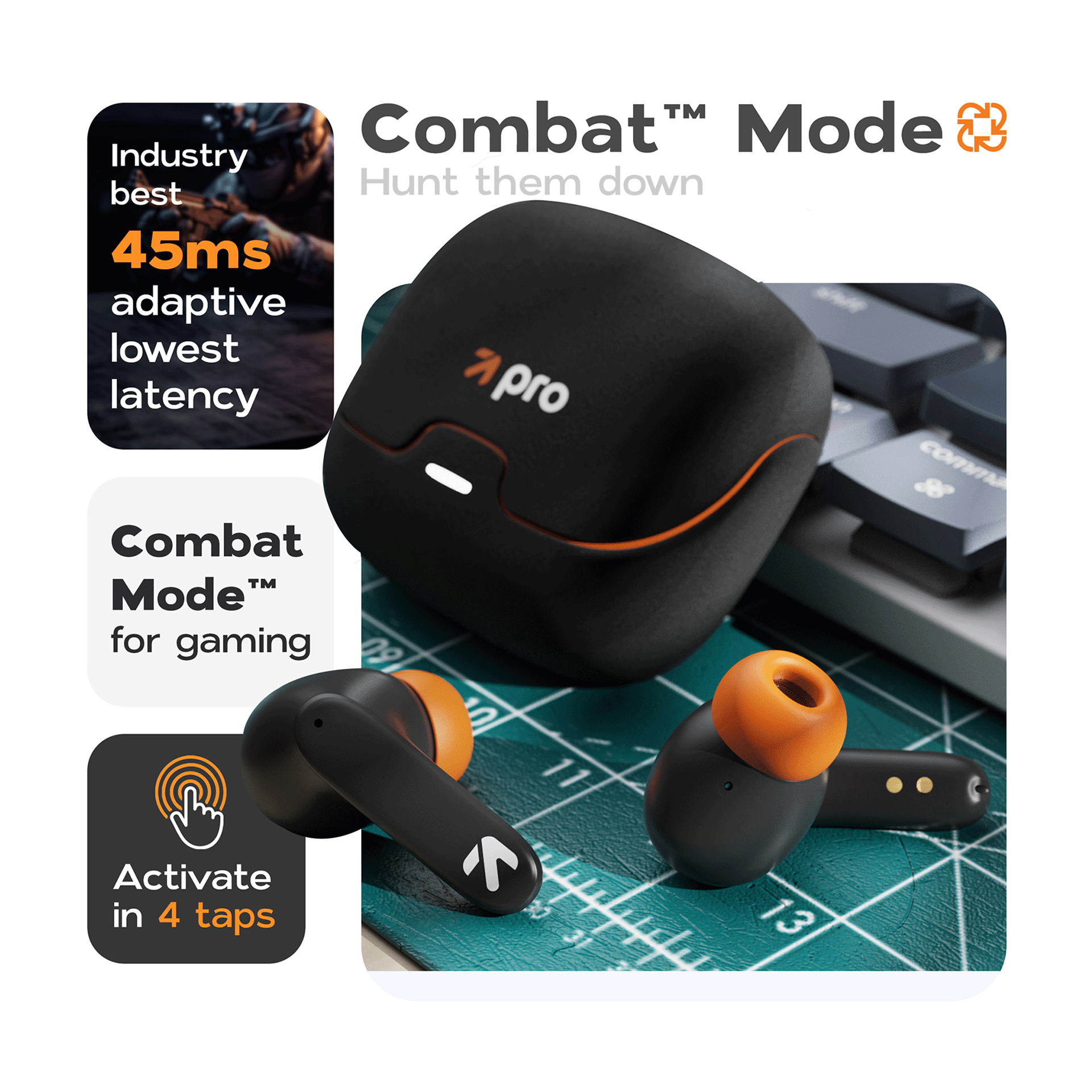 GOBOULT Z40 Pro Midnight Blue TWS Earbuds - Image 6