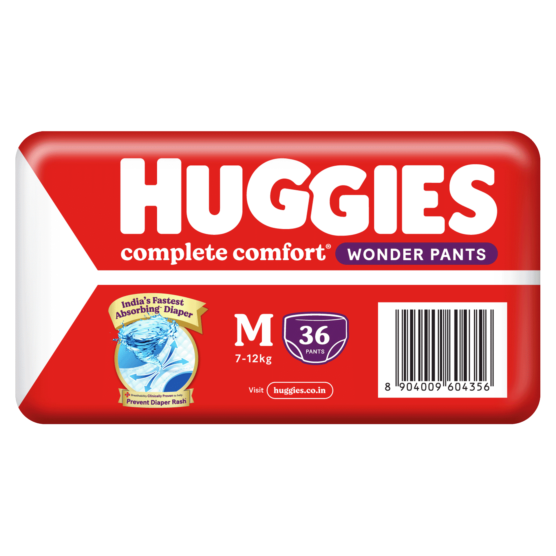 Buy Huggies Complete Comfort Wonder Pants M (7-12 kg) Online (36