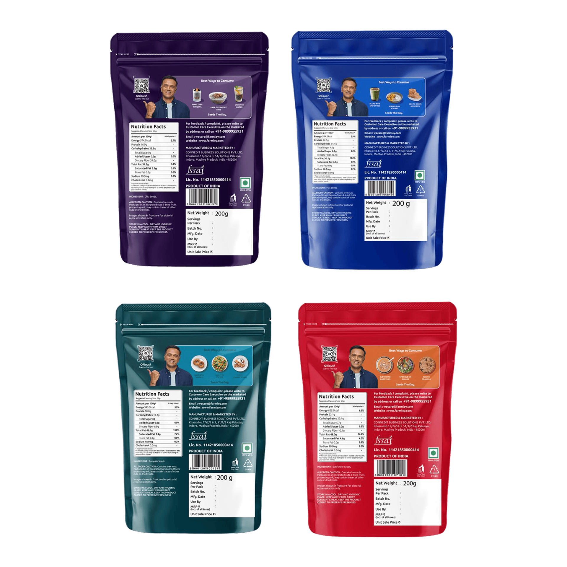Farmley Premium Seeds Combo Pack Of 4 - Image 2