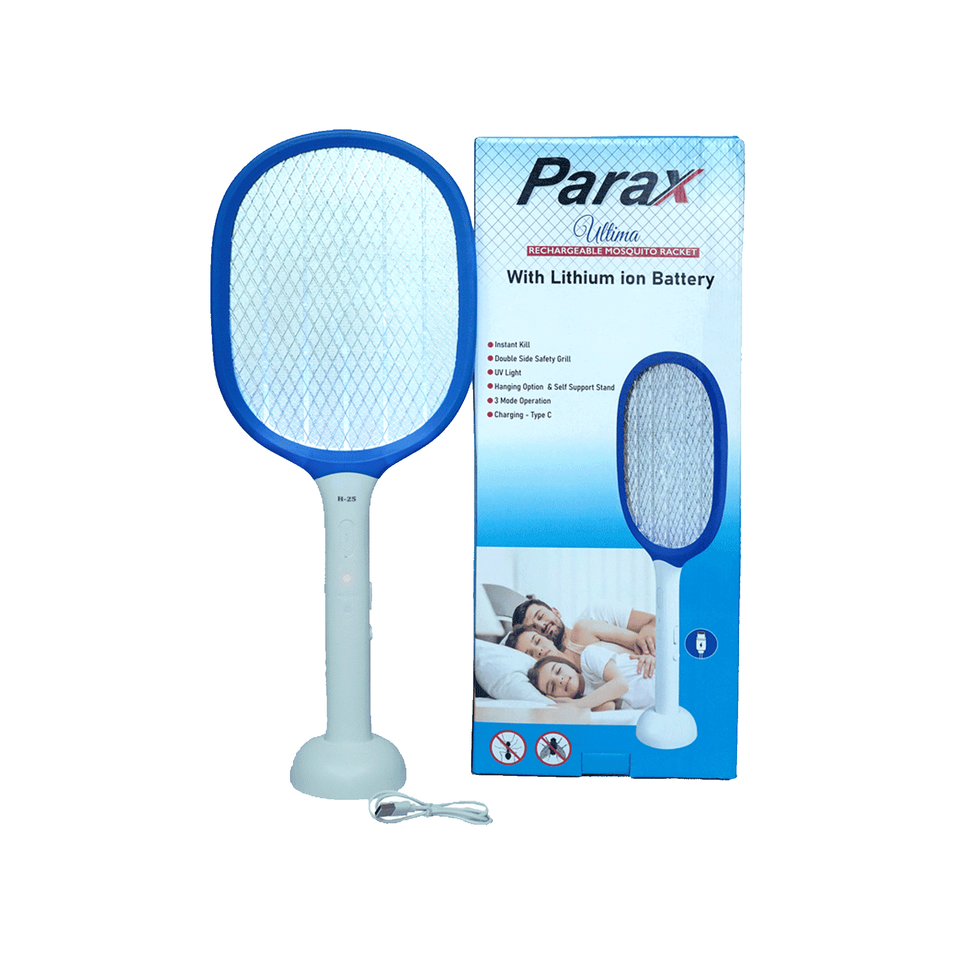 Buy parax ultima mosquito killer racquet Assorted Colour Online (1