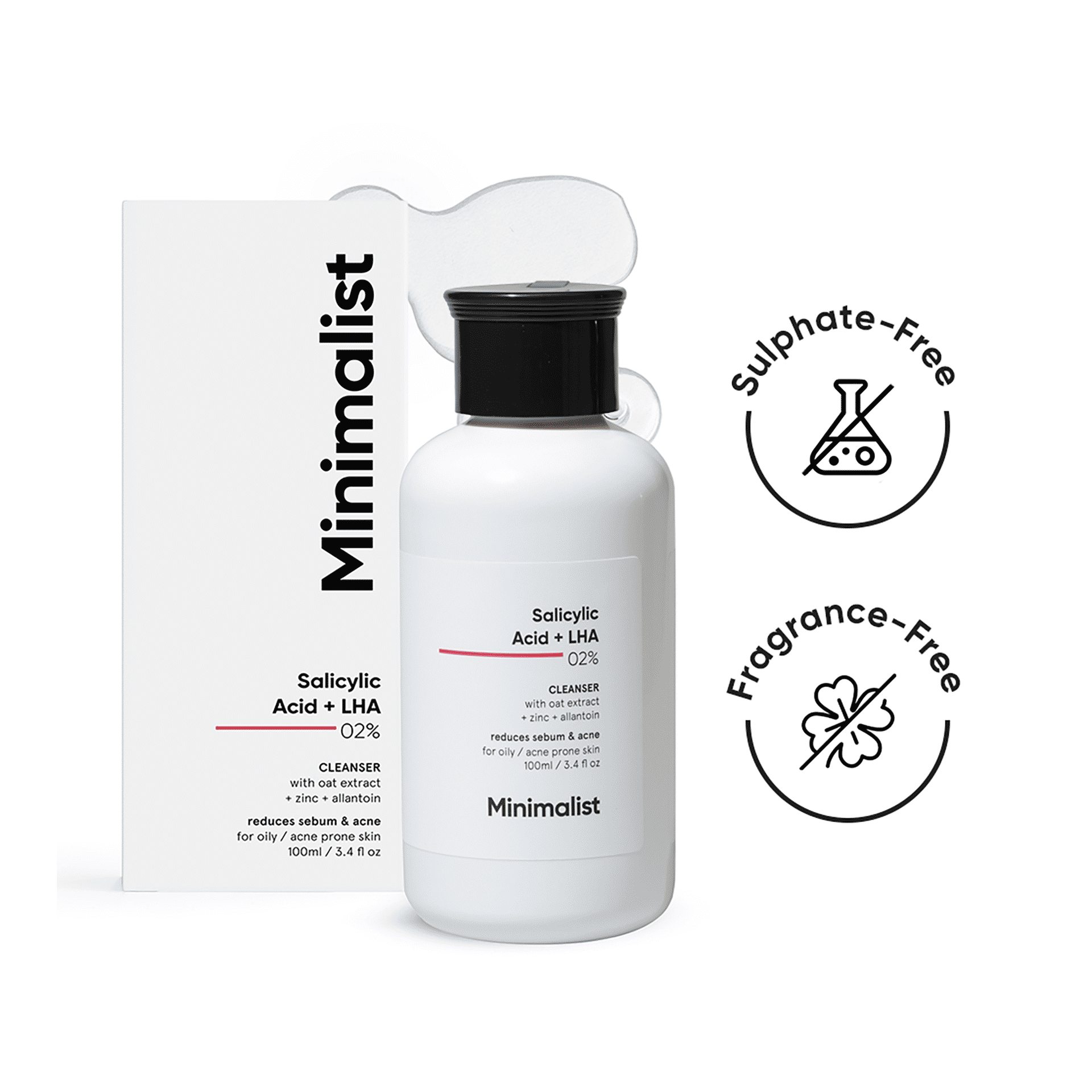 Minimalist Salicylic Acid Face Wash 100ml - Image 8