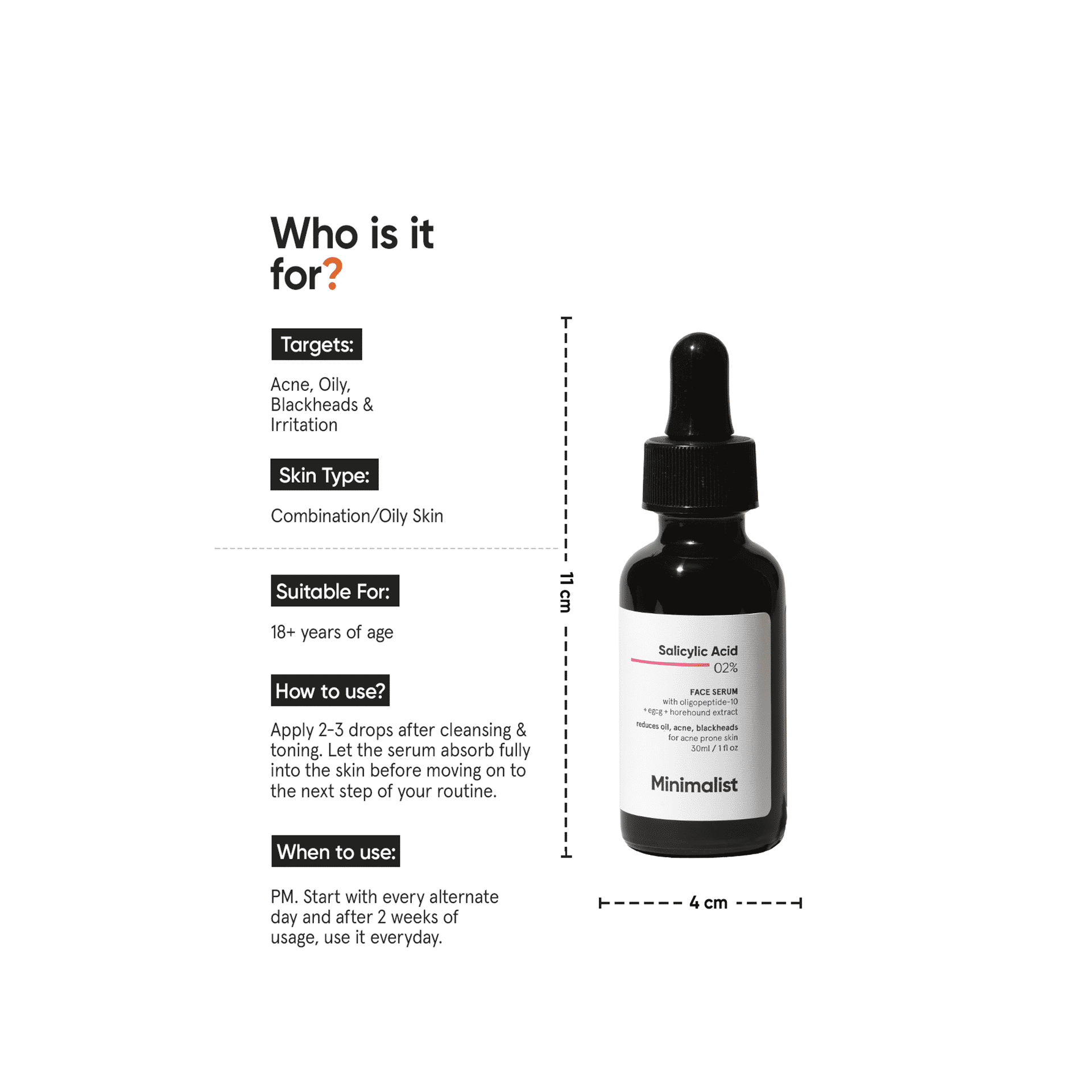 Minimalist Salicylic Acid 2% Face Serum 30ml - Image 7