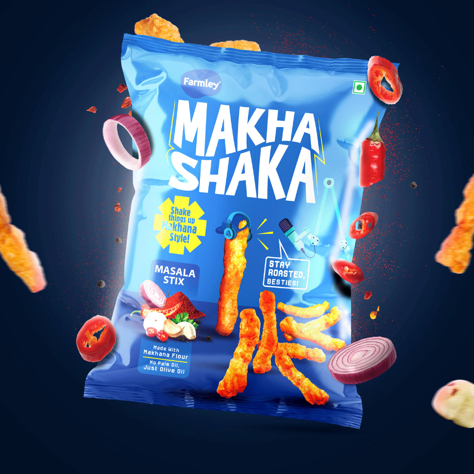 Farmley Masala Munchies Made With Makhanas Healthy Snacks