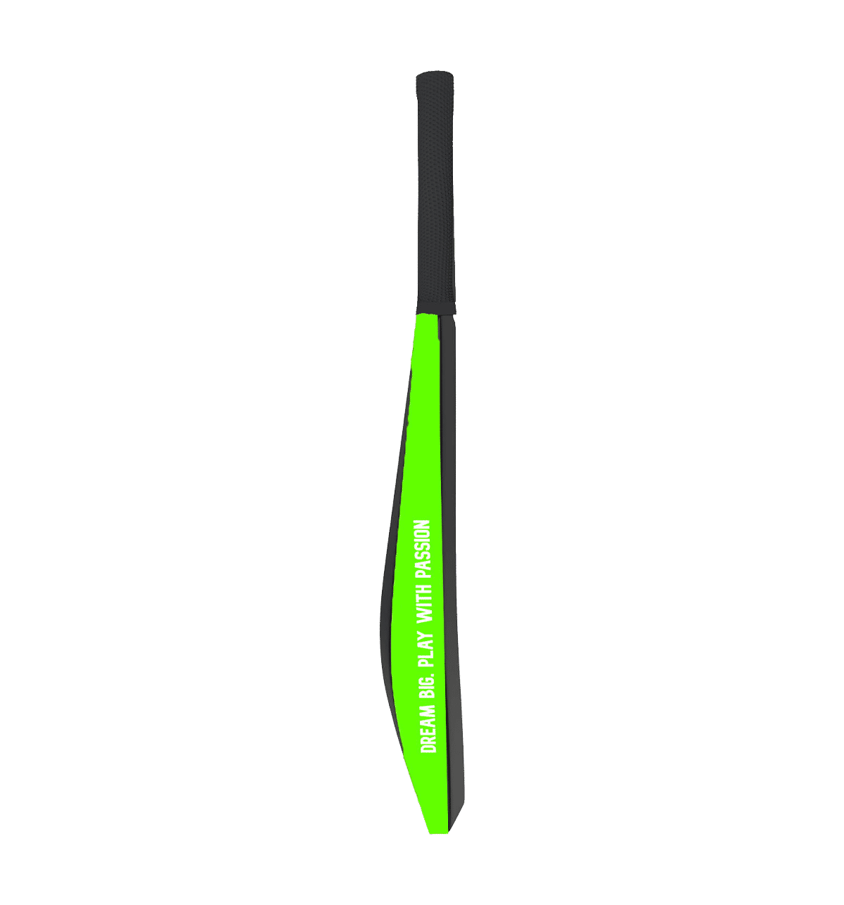 Slovic Full-Size Plastic Cricket Bat (90x10.5 cm, Black/Neon) - Image 4