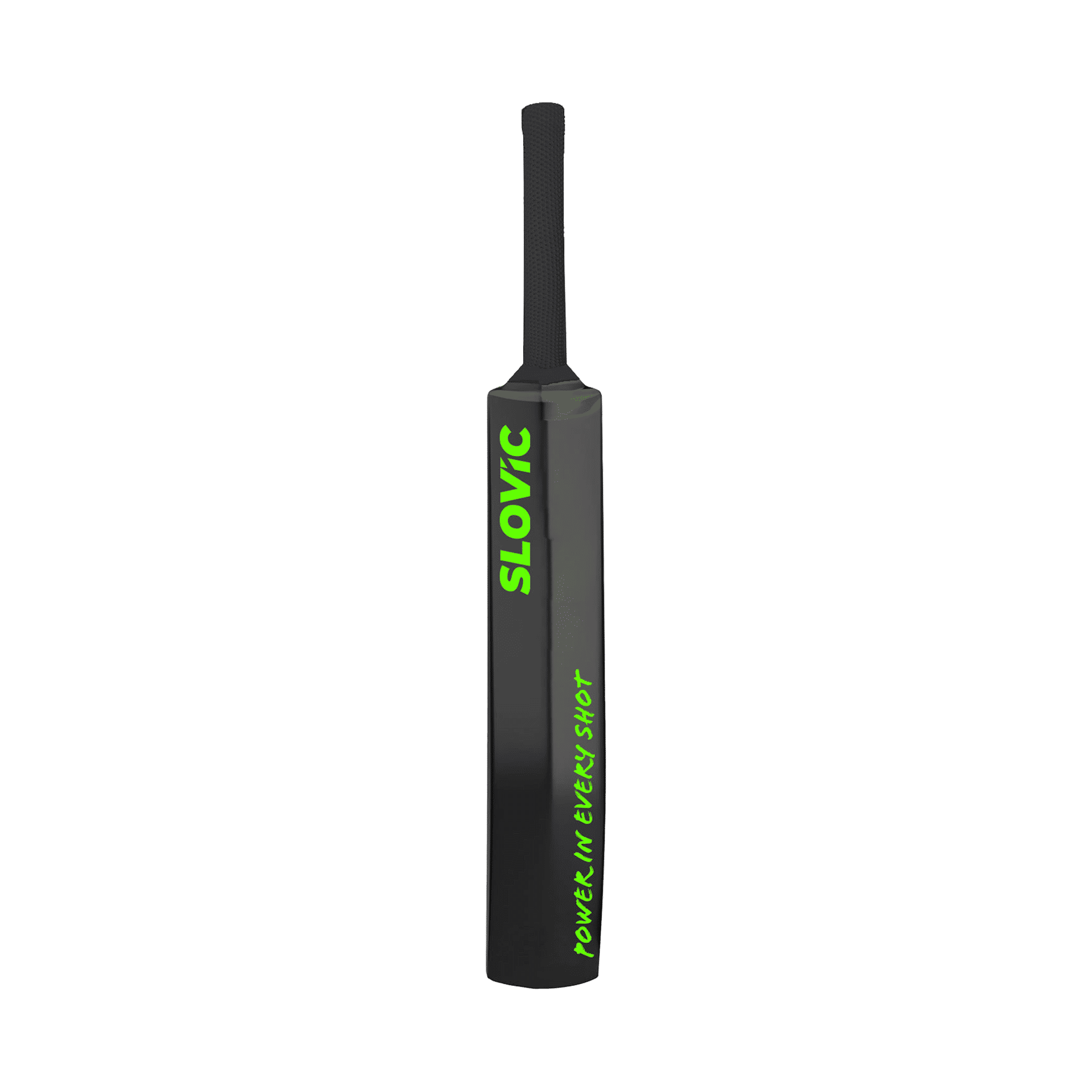 Slovic Full-Size Plastic Cricket Bat (90x10.5 cm, Black/Neon) - Image 10