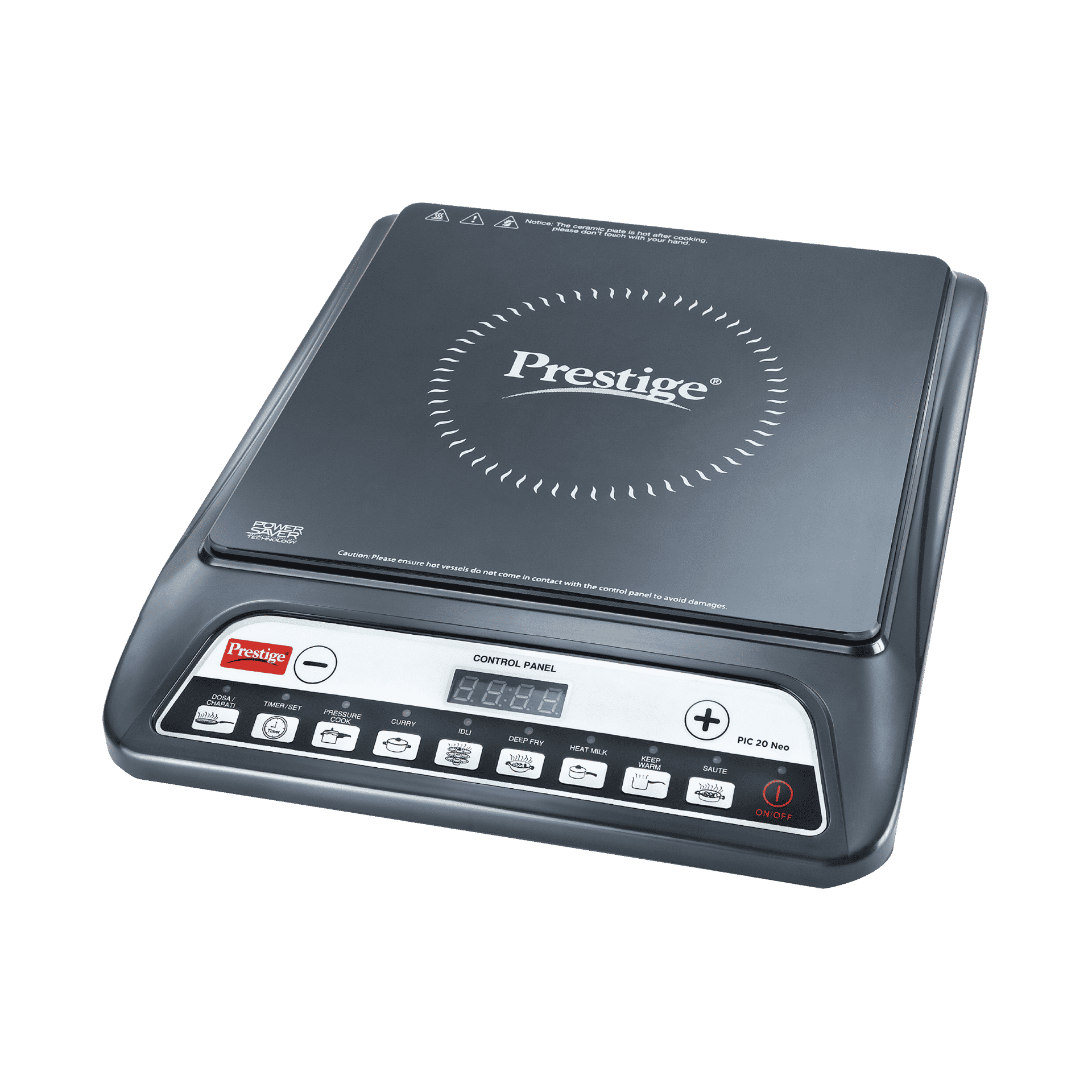 Prestige PIC 20 NEO Induction Cooktop 1600W Black - Image 1