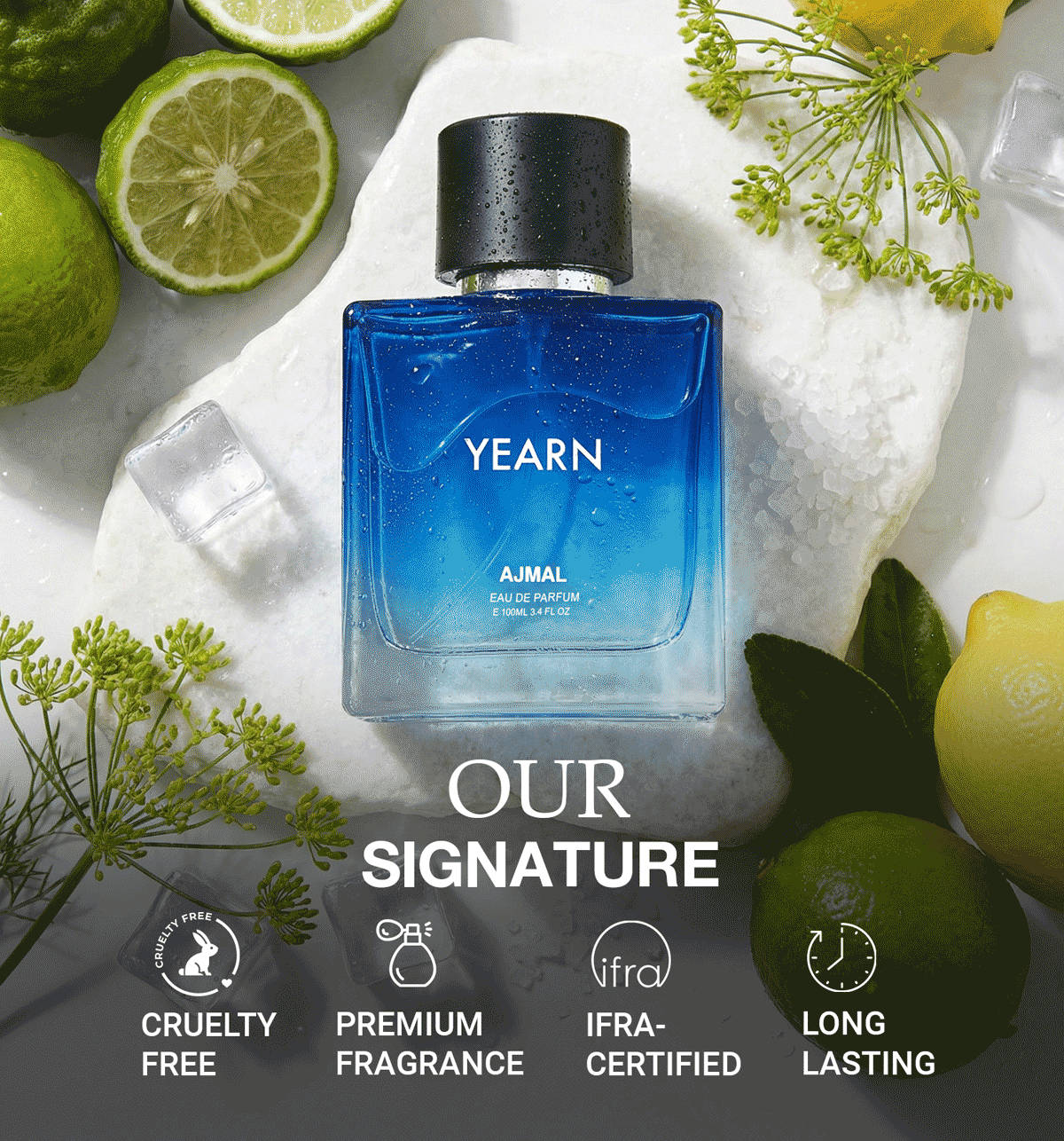 Ajmal Yearn Perfume for Men, 100 ml - Image 5