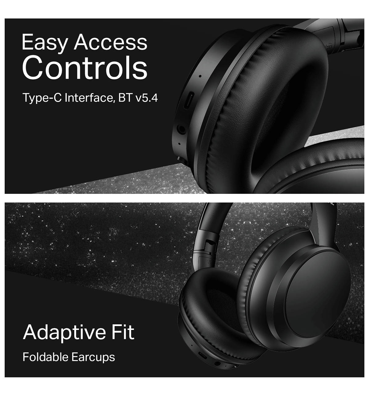 boAt Rockerz 371 Wireless Headphones (40mm Drivers, 50H Playtime, Bluetooth, Black Sabre) - Image 3