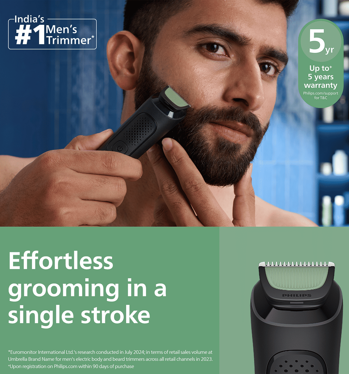 Philips 8-in-1 Men's Beard Trimmer - Image 2