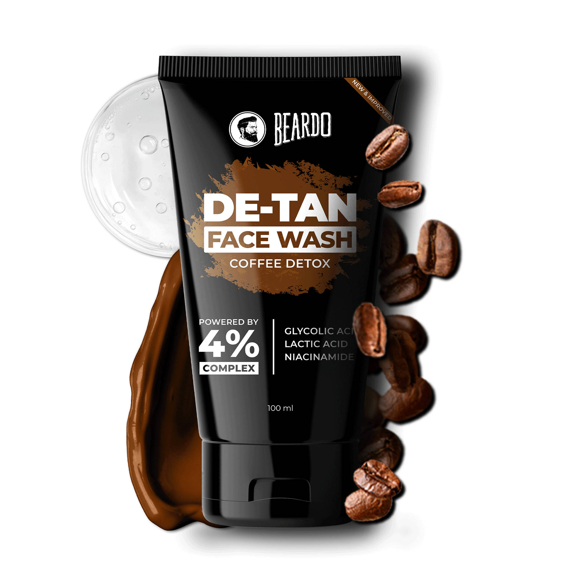 Beardo De-Tan Face Wash Coffee Detox 100ml