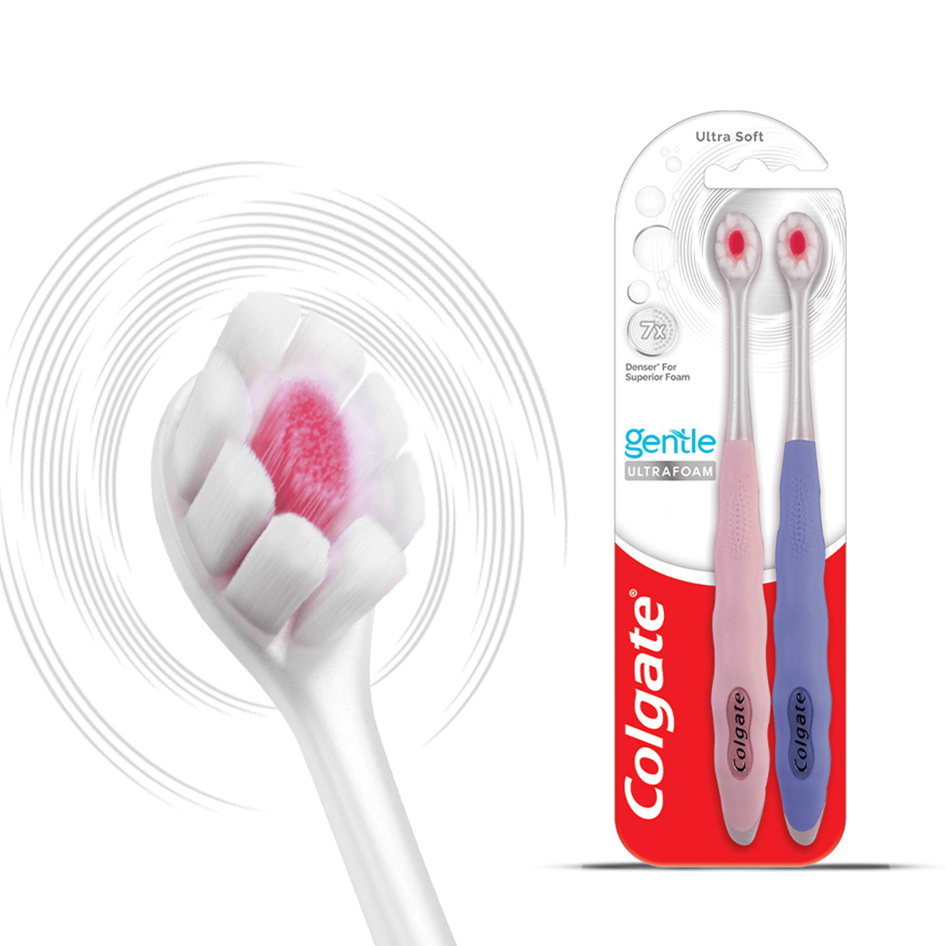 Colgate Gentle UltraFoam Ultra Soft Toothbrush - Image 1