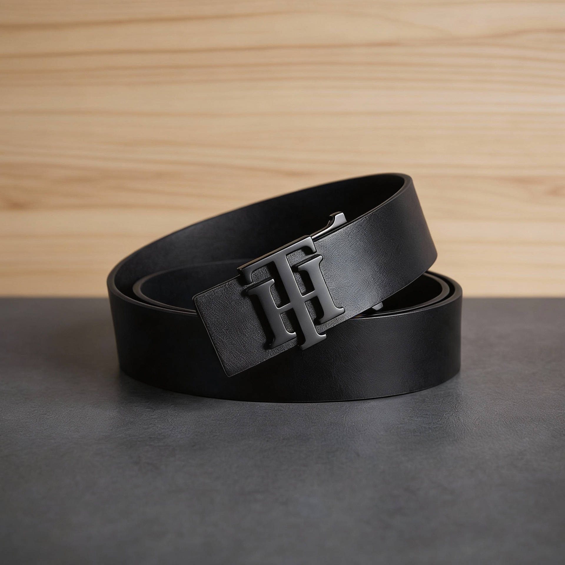 Tommy Hilfiger SLG Belt, Black, 40 Inch - Large
