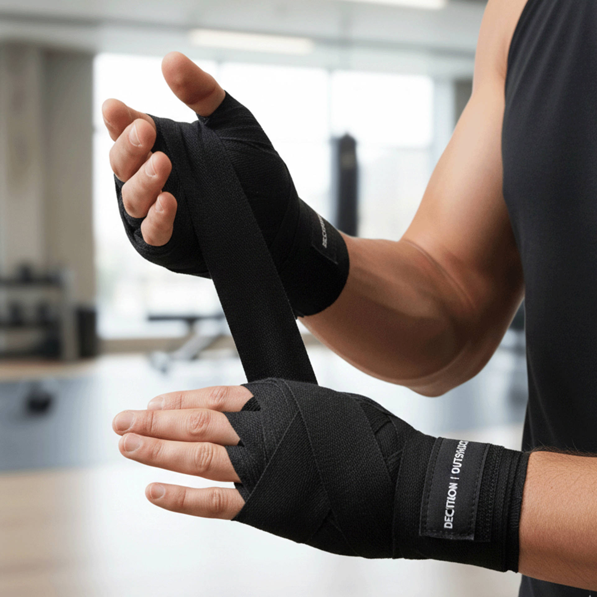 Out Shock Boxing Buy Decathlon - Outshock Adult Boxing Wraps - Black, 2.5m Online (2 ...