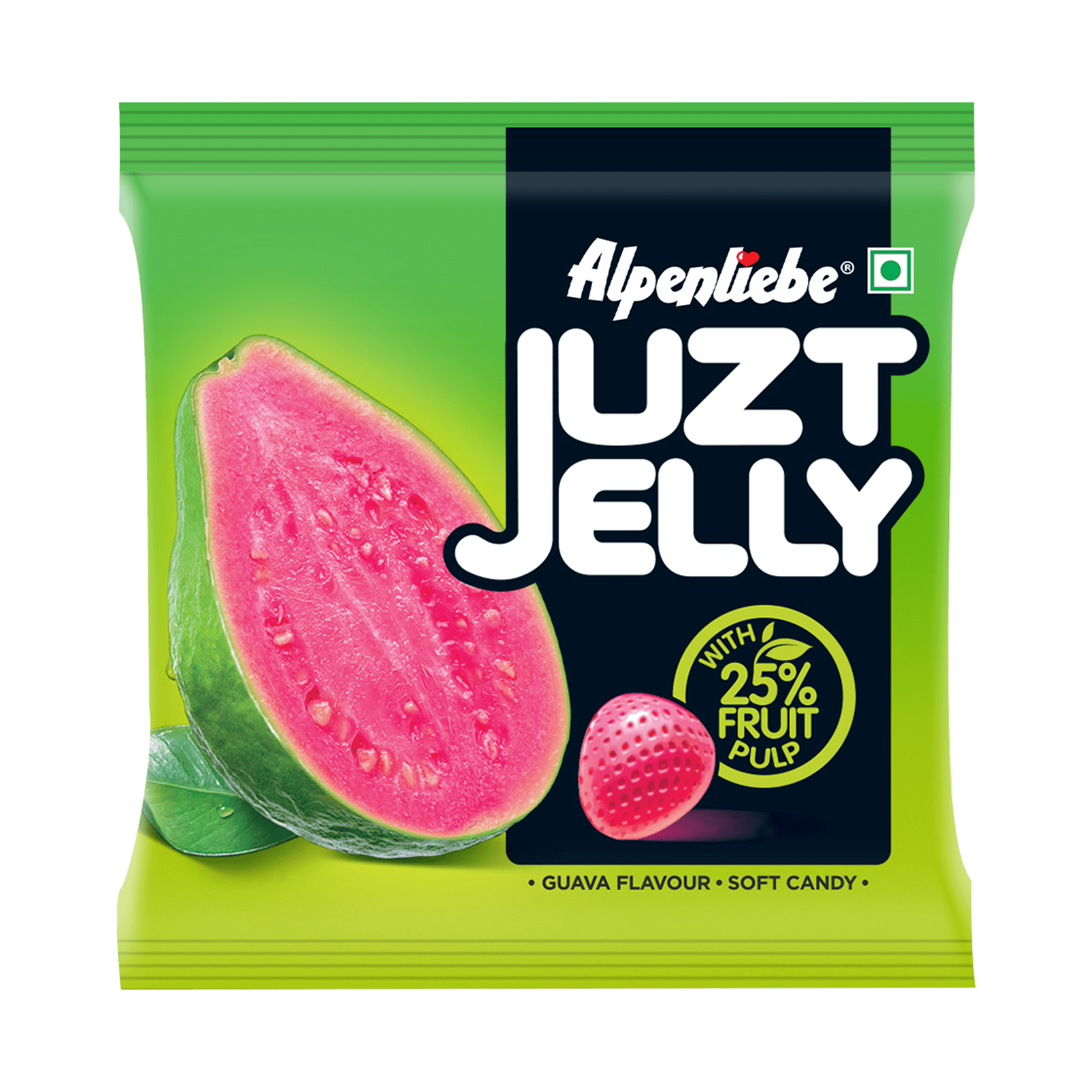 Buy Alpenliebe Juzt Jelly Gauva Soft Candy Pouch Online () At Best