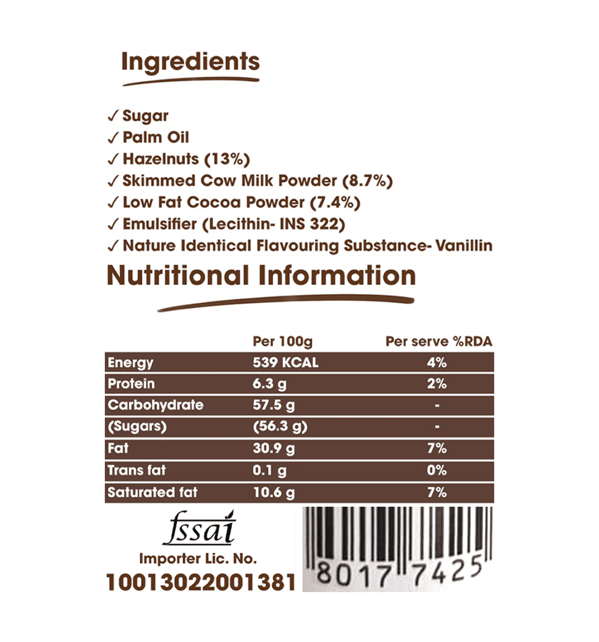 Nutella Hazelnut Spread with Cocoa - Image 7