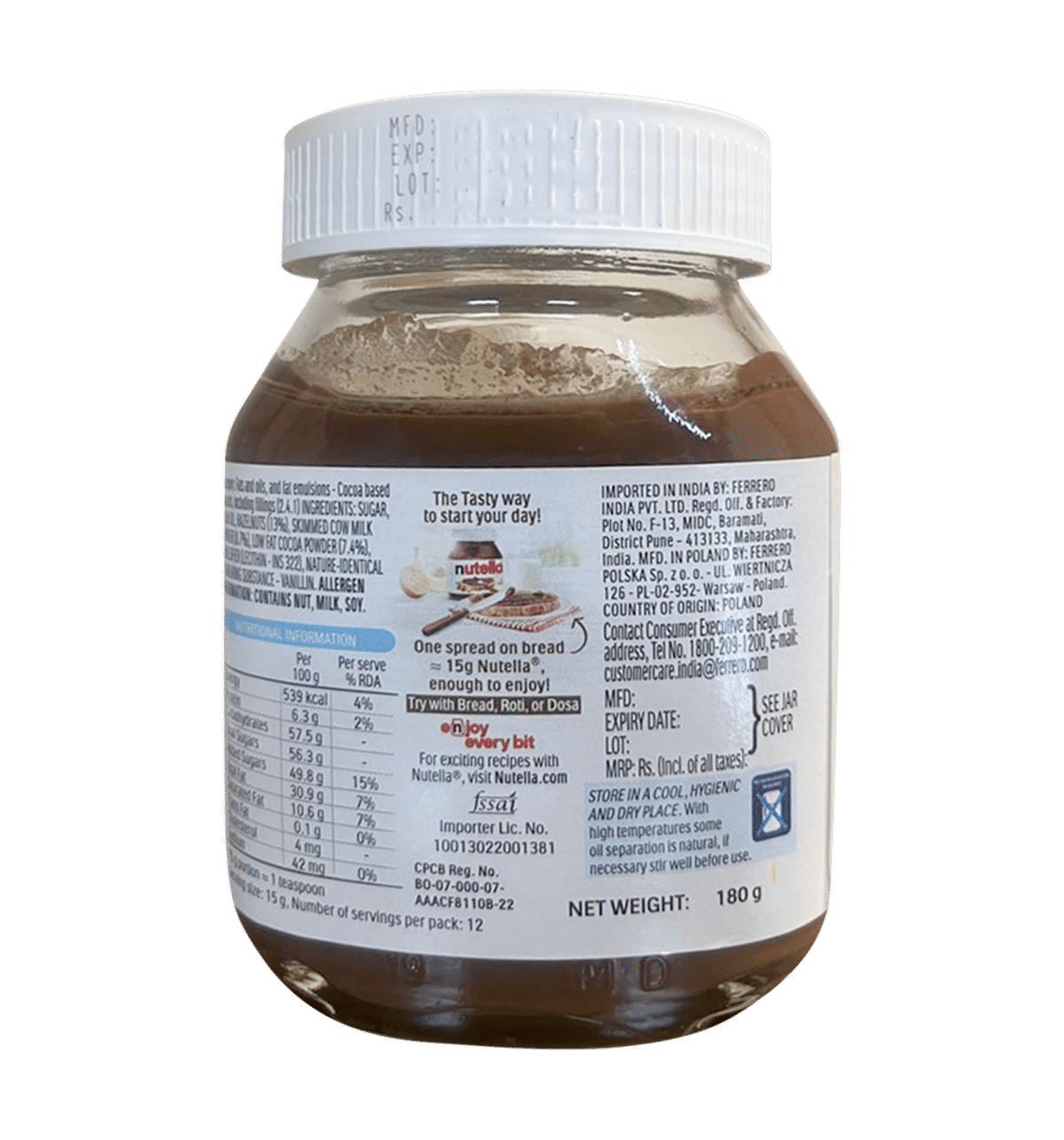 Nutella Hazelnut Spread with Cocoa - Image 2
