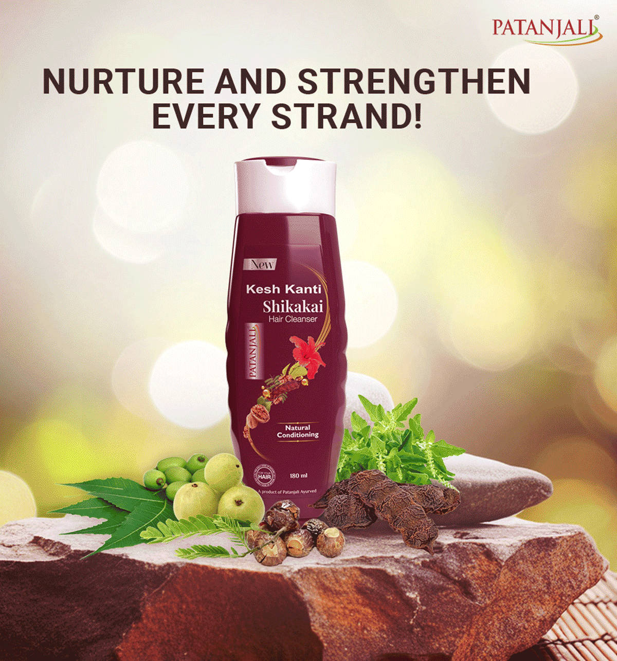 Buy Patanjali Kesh Kanti Shikakai Shampoo Online (180 ml) At Best
