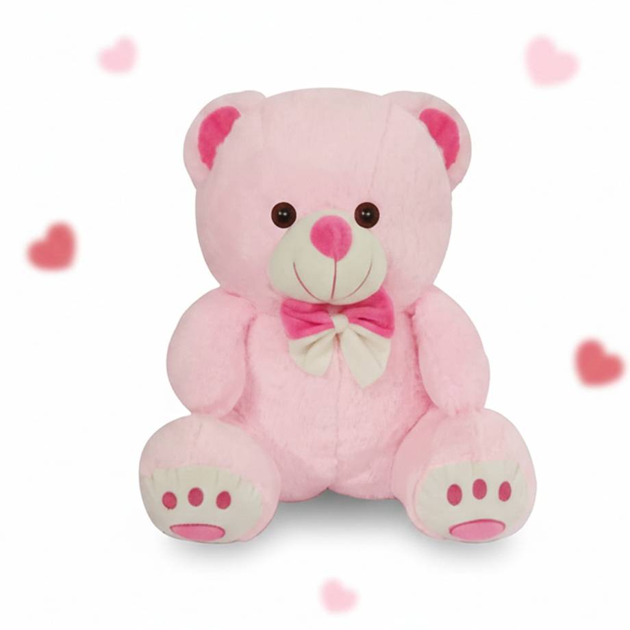 Buy Webby Plush Cute Sitting Teddy Bear Soft Toy with Neck Bow and Foot ...