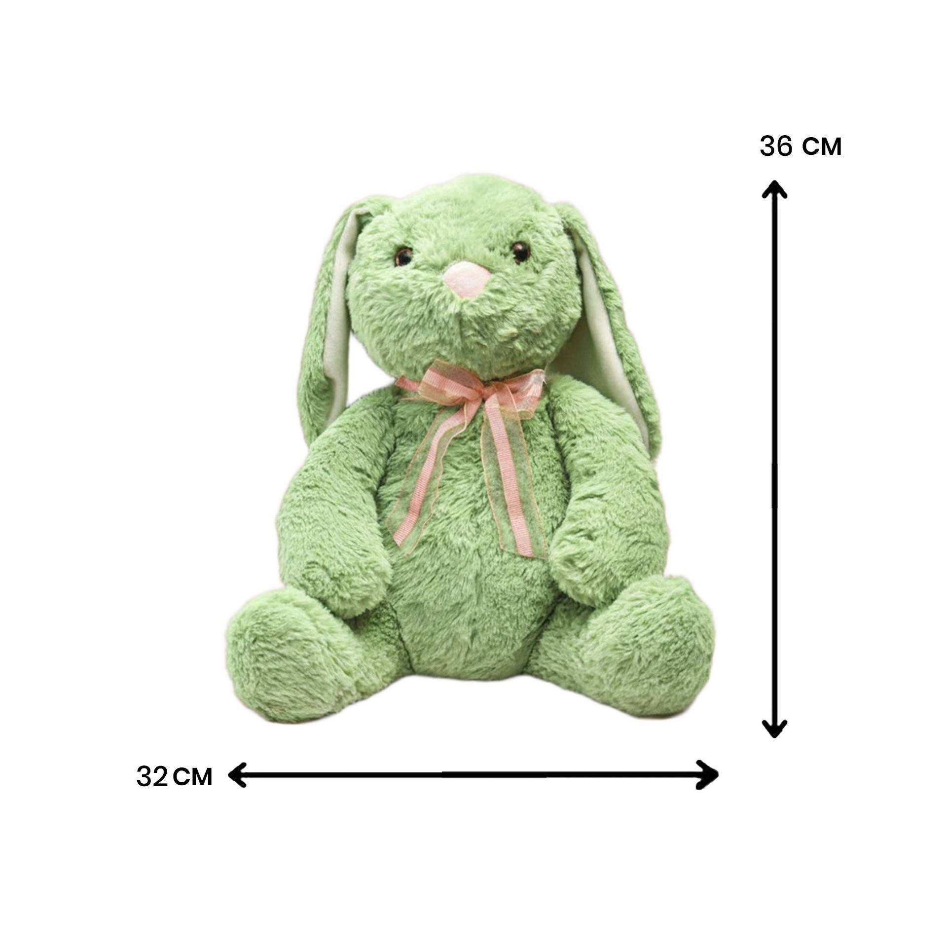 Buy Playtoons Soft Plush Furry Sitting Bunny for Kids, Non-Toxic
