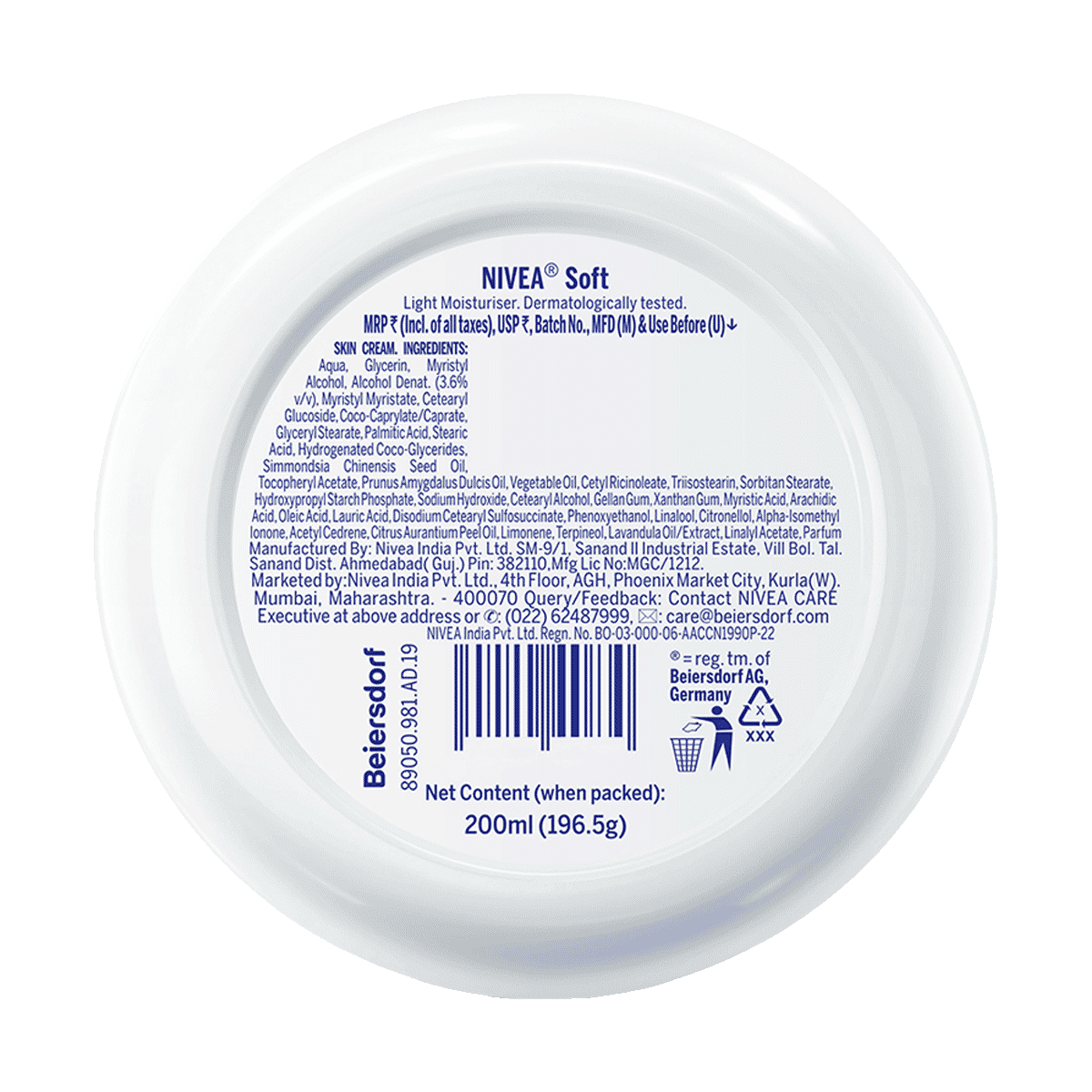 Nivea Soft Light Moisturizer 200 ml - Image 2