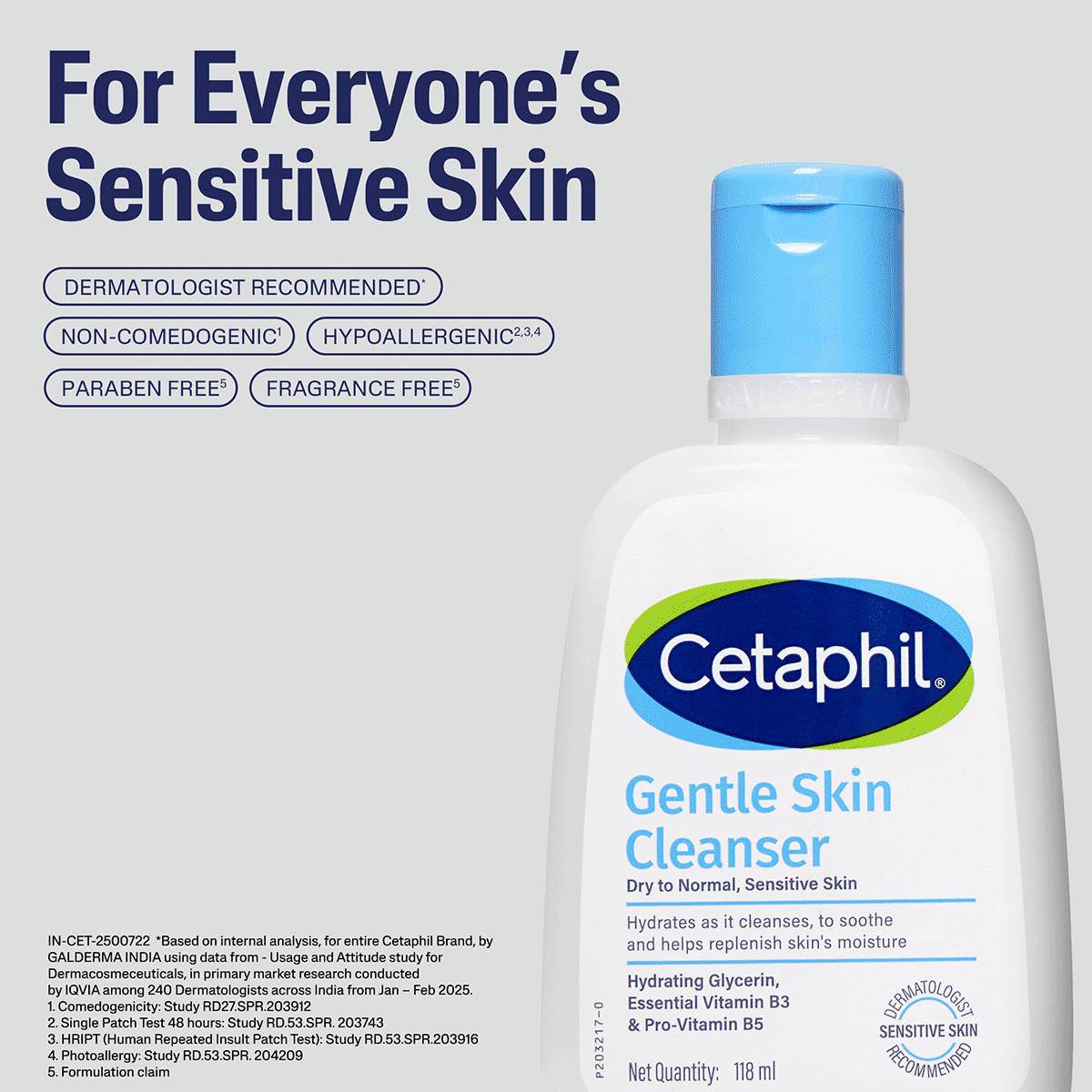 Cetaphil Gentle Skin Cleanser Face Wash 118 ml - Image 5