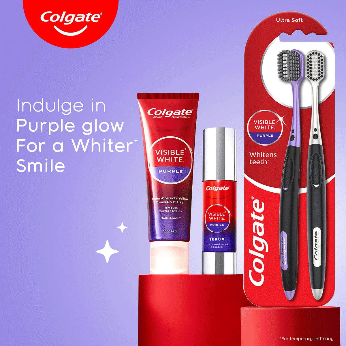 Colgate Visible White Purple Toothpaste 120g - Image 9