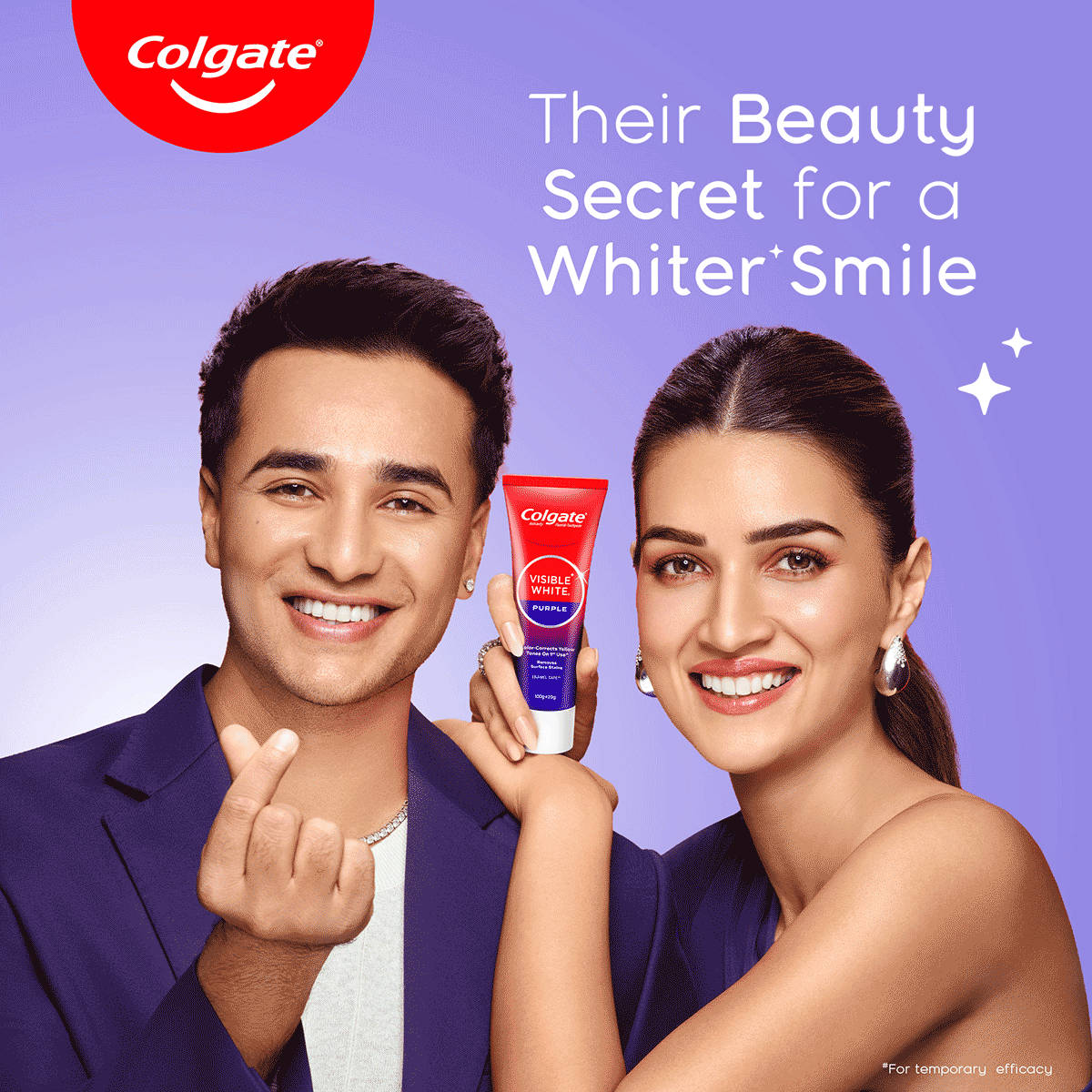Colgate Visible White Purple Toothpaste 120g - Image 3