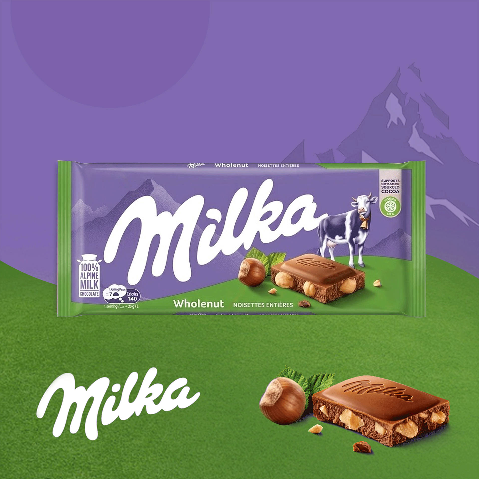 Buy Milka Hazelnut Milk Chocolate Bar Online (85 g) At Best Price