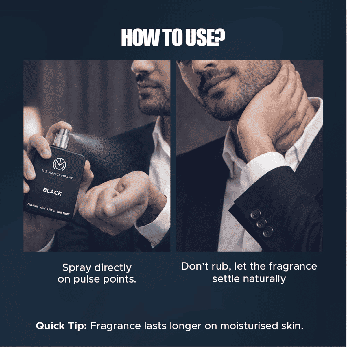 The Man Company Perfume for Men Black 100 ml - Image 10