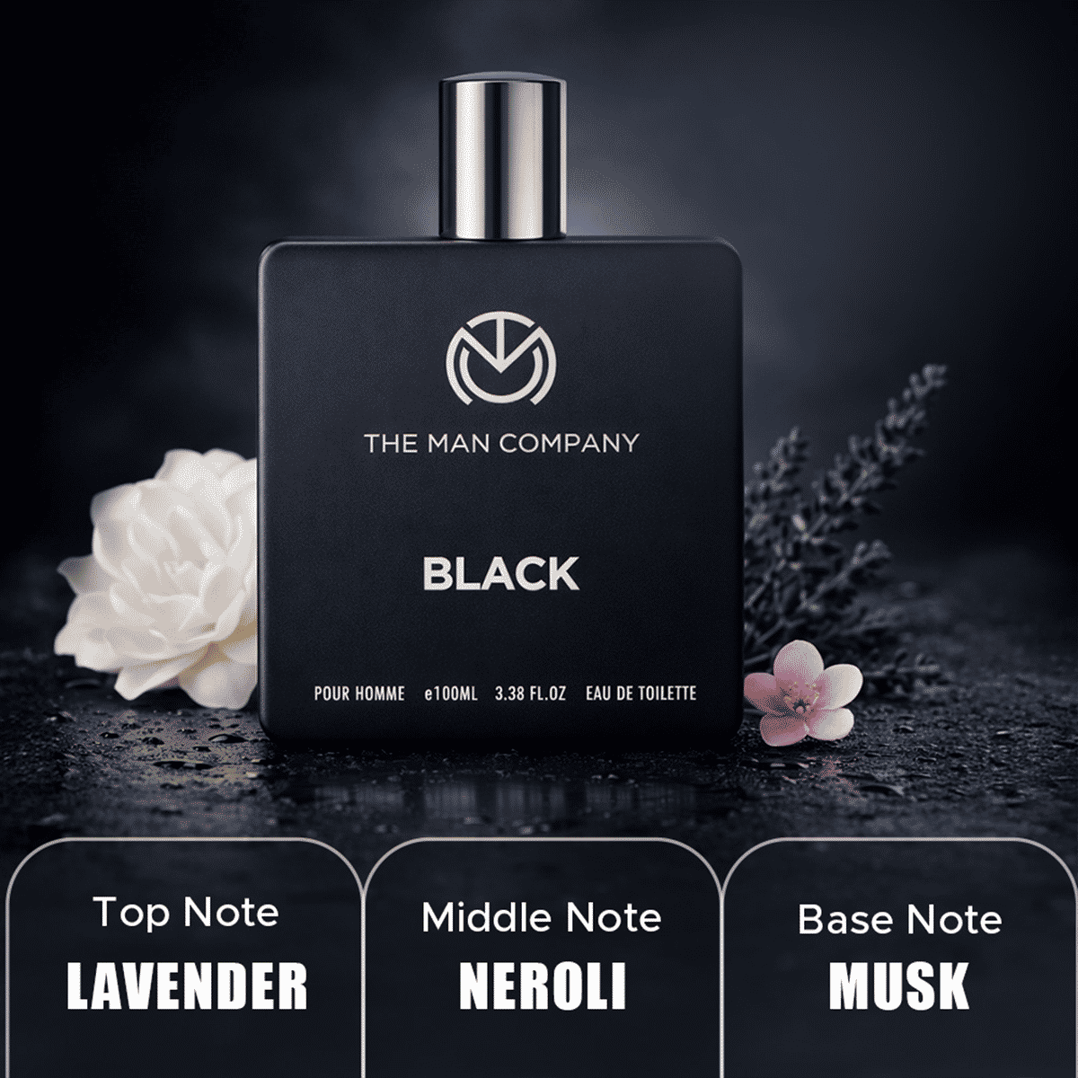 The Man Company Perfume for Men Black 100 ml - Image 6
