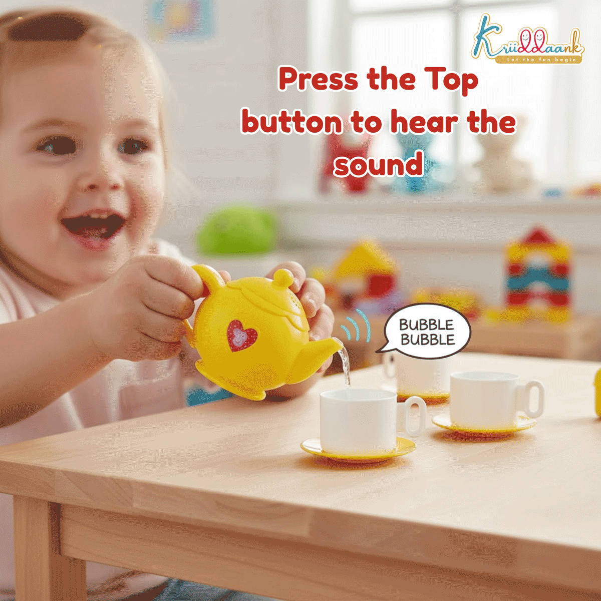 Buy Kriiddaank Hasbro Peppa Pig Tea Trolley Set - Pretend Play