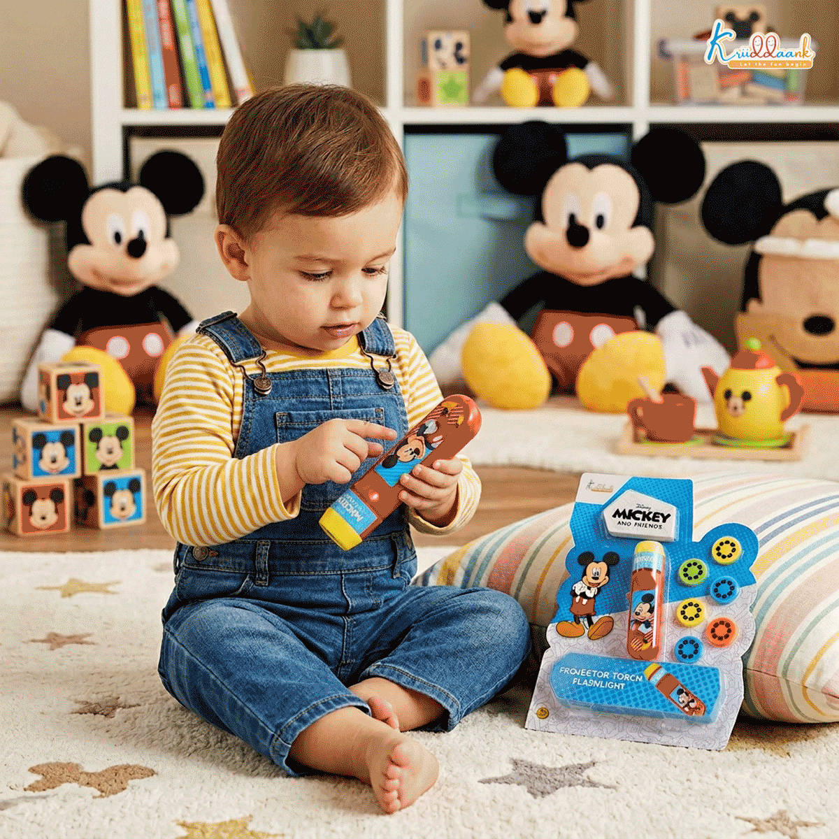 Buy Kriiddaank Disney Mickey Projector Torch - Portable Handheld