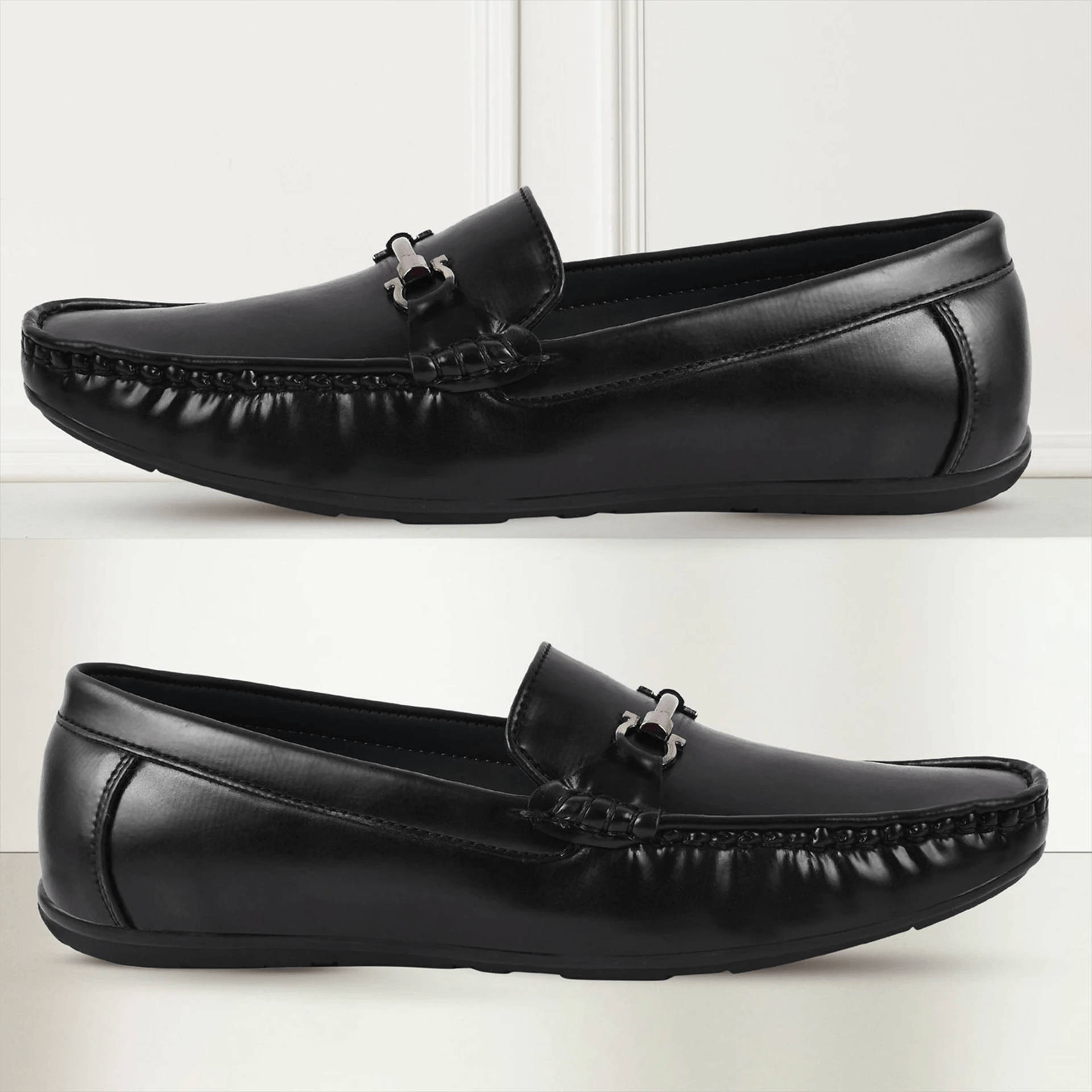 black shoes paragon formal shoes under 500