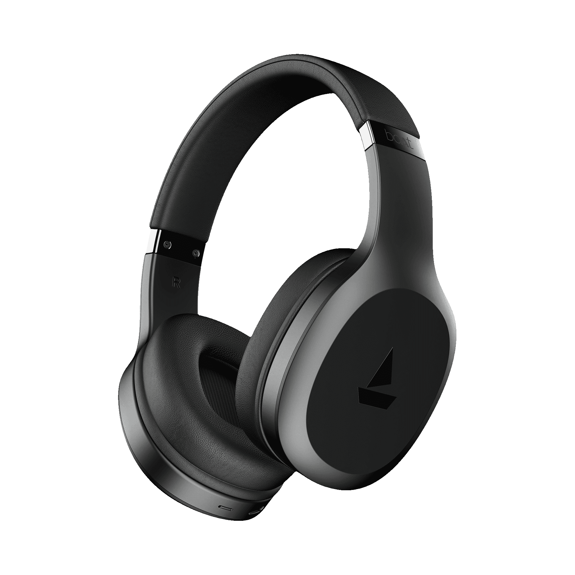 boAt Rockerz 412 Black Bluetooth Headphones
