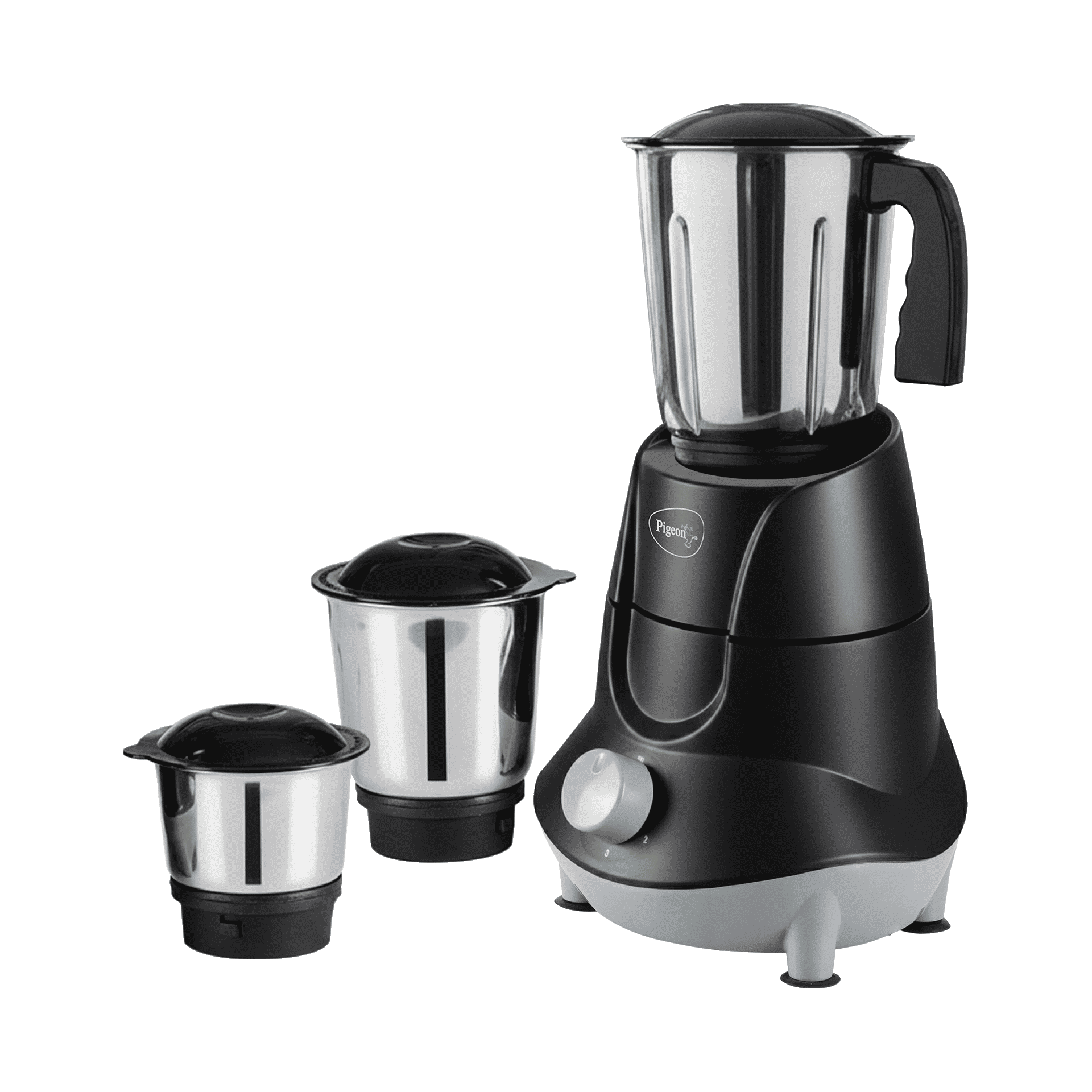 Pigeon InstaMix Mixer Grinder 500W 3 Jars Black - Image 1