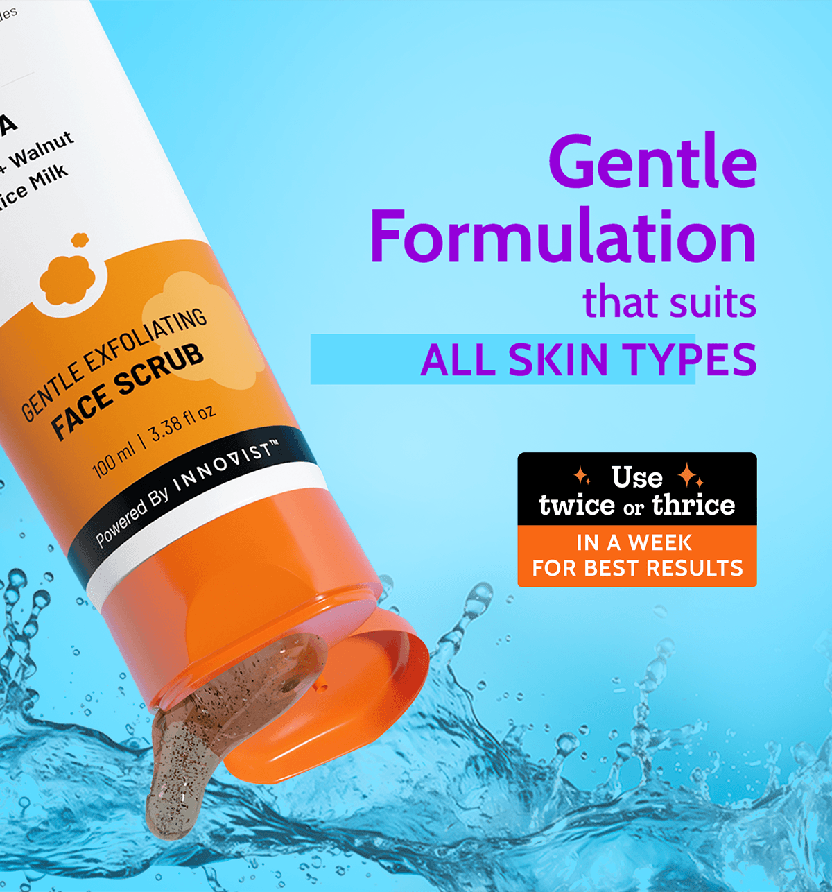 Chemist at Play Gentle Exfoliating Face Scrub 100ml - Image 4