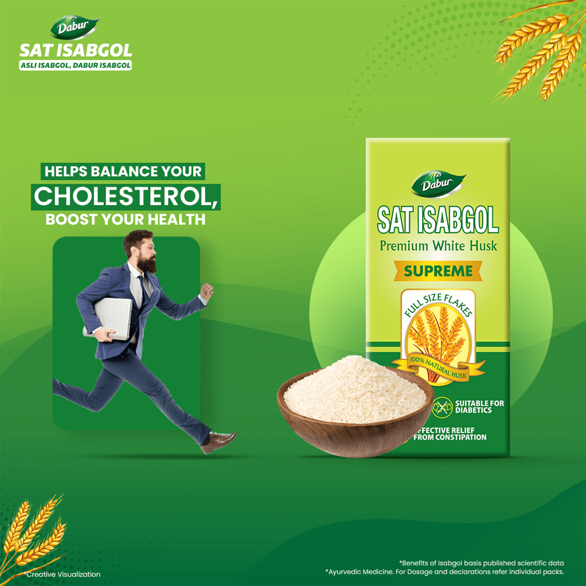 Dabur Sat Isabgol Psyllium Husk 200g - Image 6
