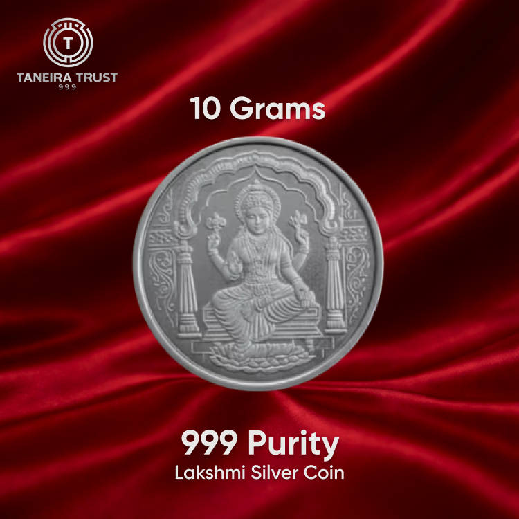Buy Taneira Trust Laxmi 999 Purity Silver Coin (10 g) Online () At