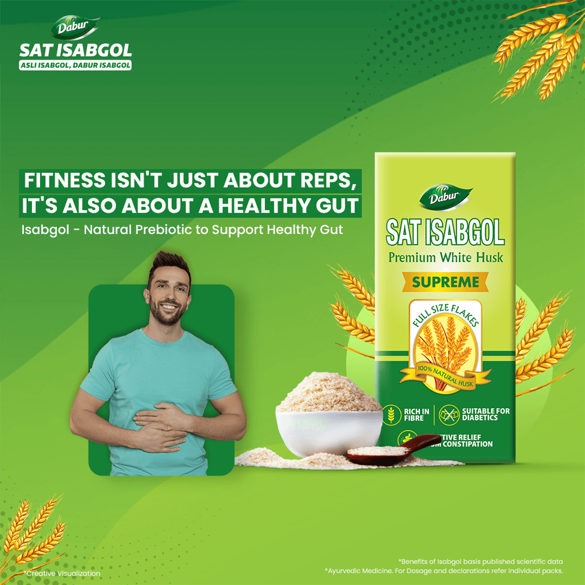 Dabur Sat Isabgol Psyllium Husk 200g - Image 7