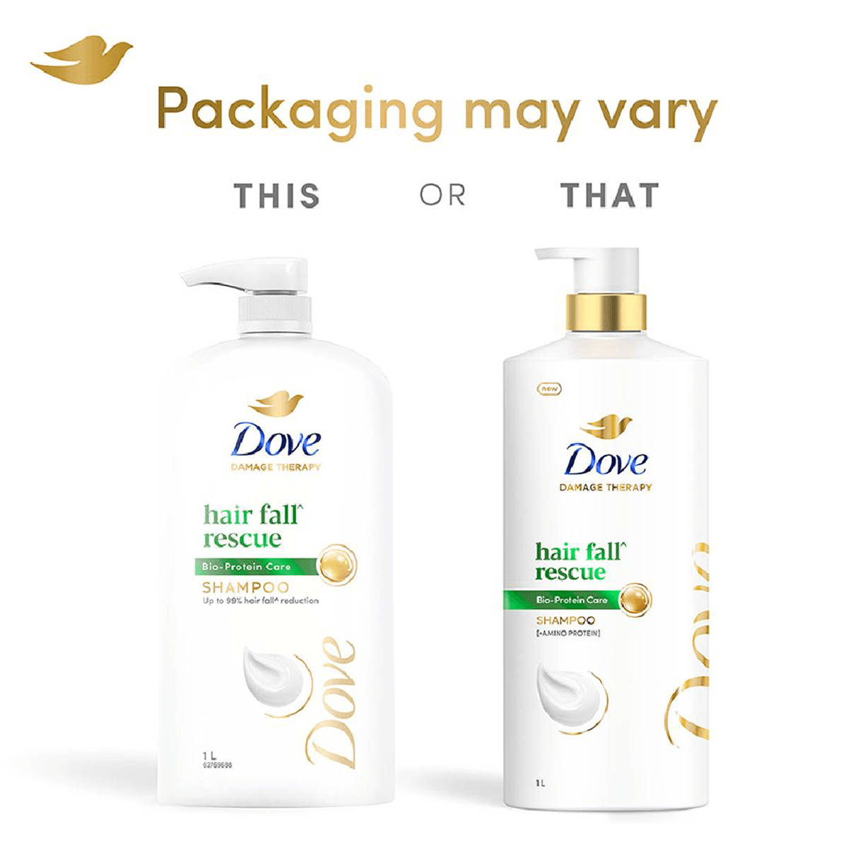DOVE Hair Fall Rescue Shampoo 1 L - Image 3