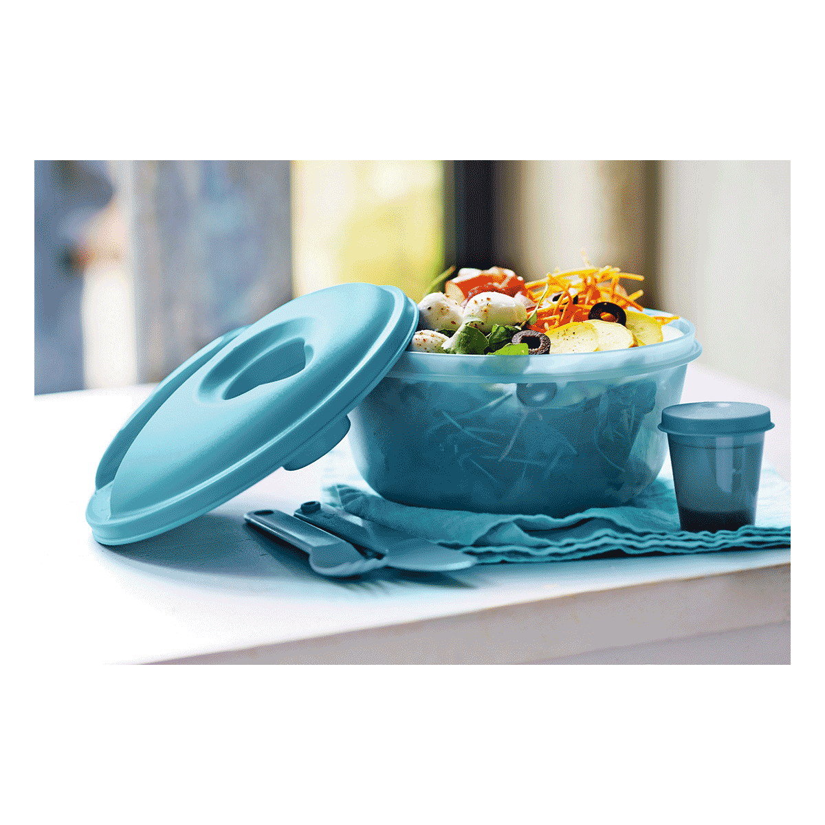 Buy Tupperware Salad On The Go Lunch Box (1.4L, Plastic) Online (1