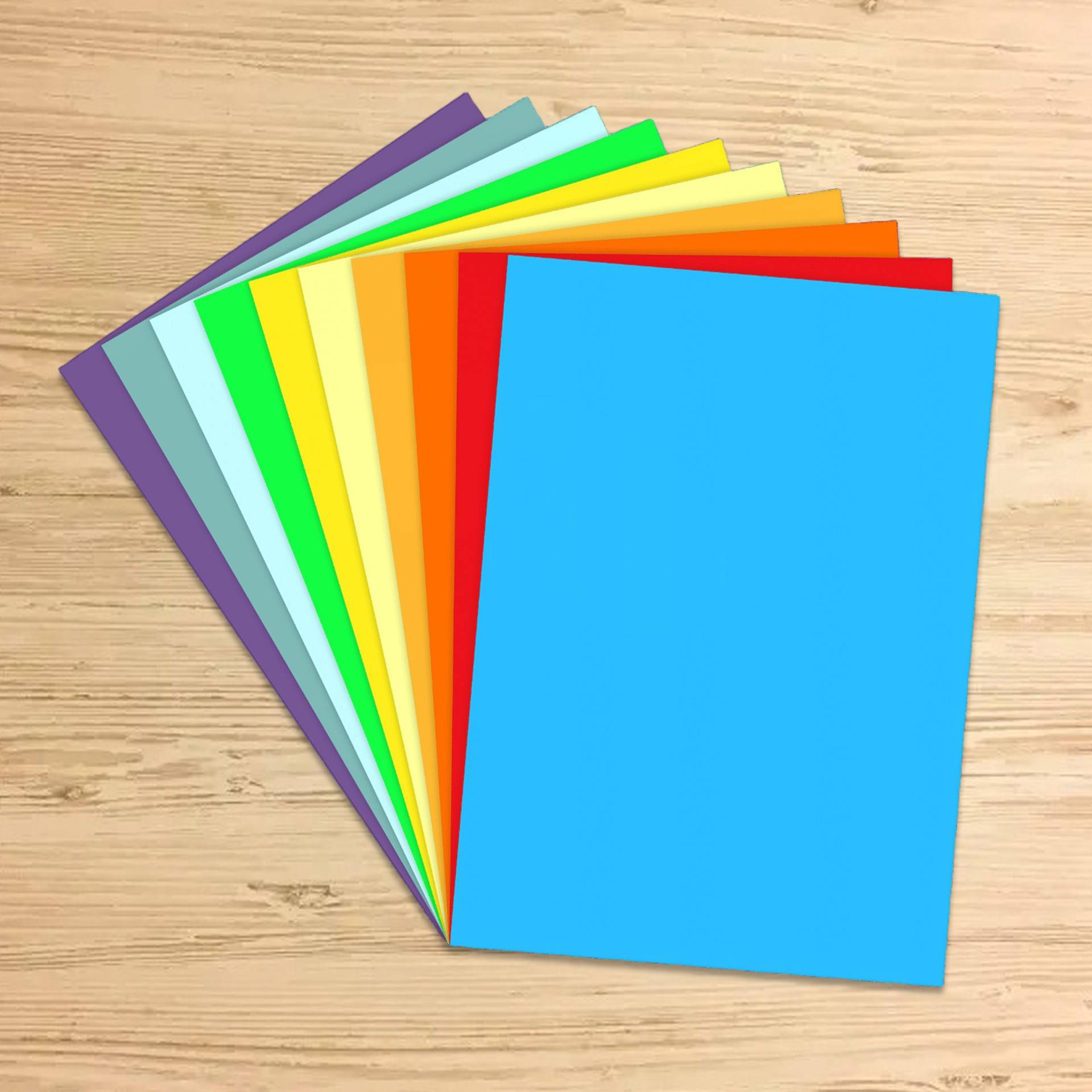 Buy Lakeer A4 Color Paper 25 Sheets (Multicolor) Premium Colour