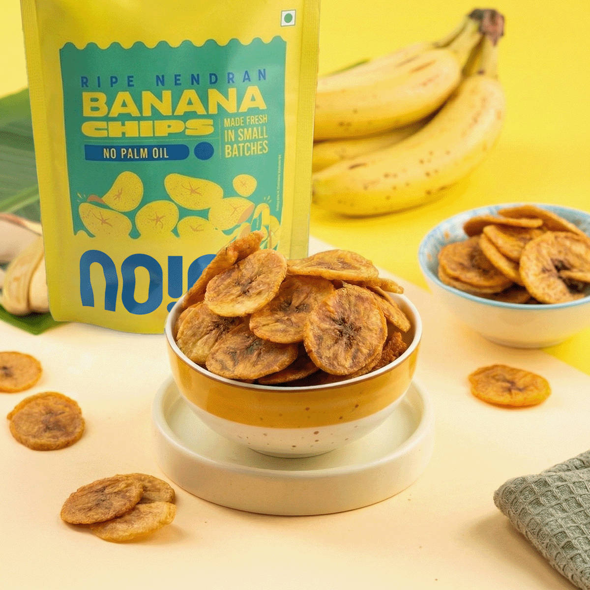 Buy NOICE Ripe Nendran Banana Chips (Kerala Style Snacks) Online