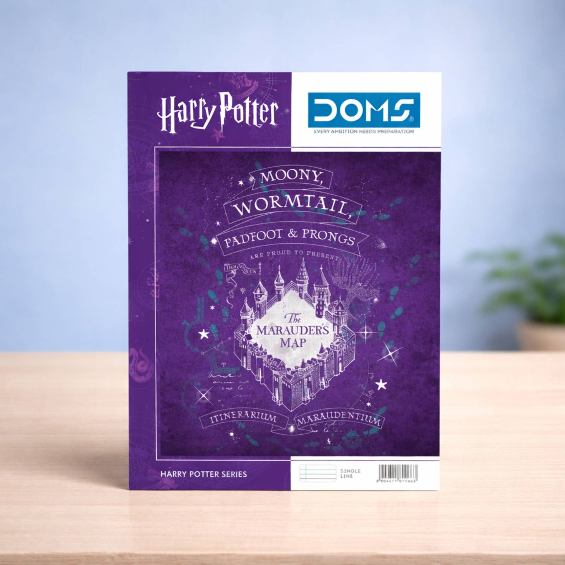 Doms Harry Potter Single Line Exercise Notebook 29.7x21 cm 1 Pieces