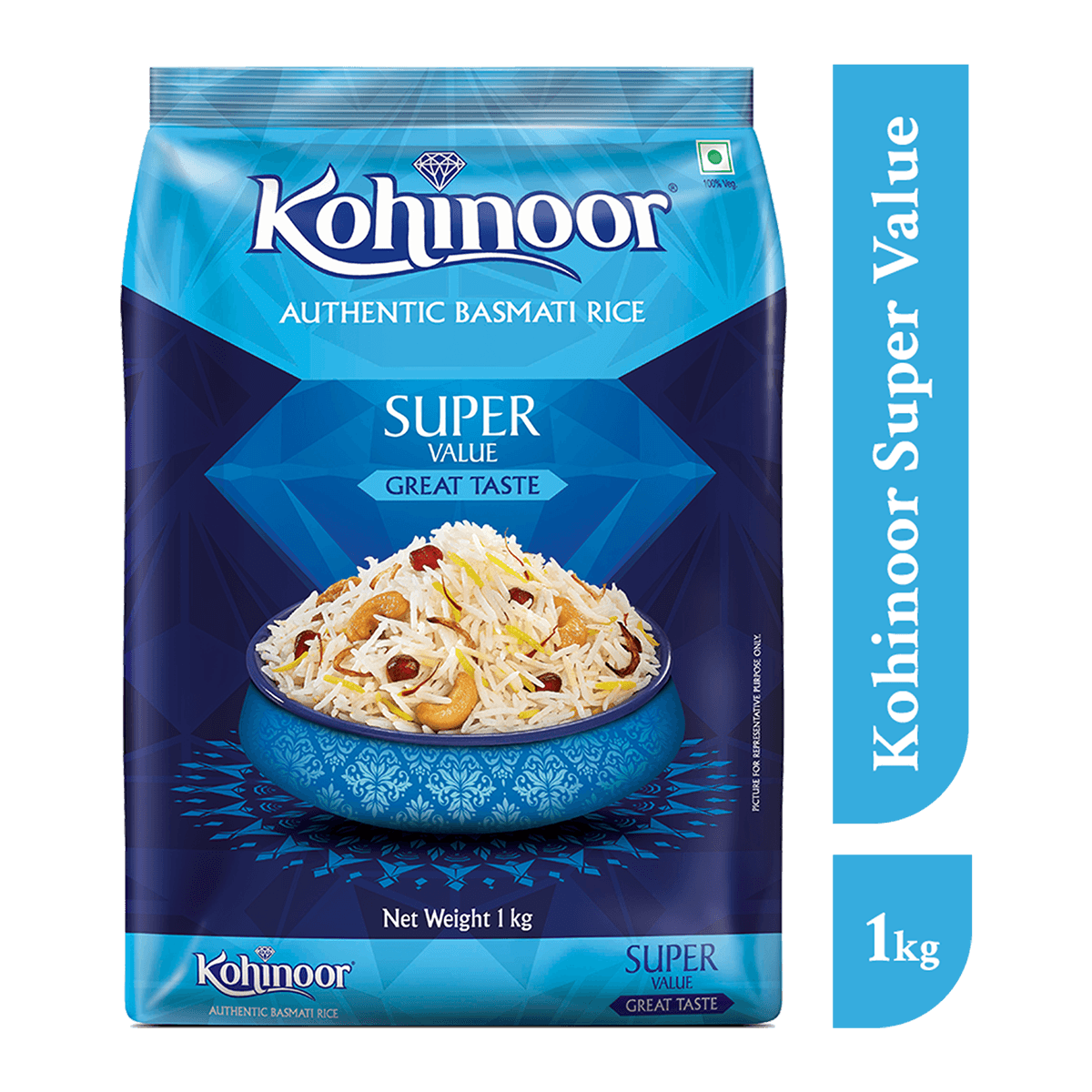 Kohinoor Authentic Basmati Rice 1 Kg (BUY 1 GET 1)