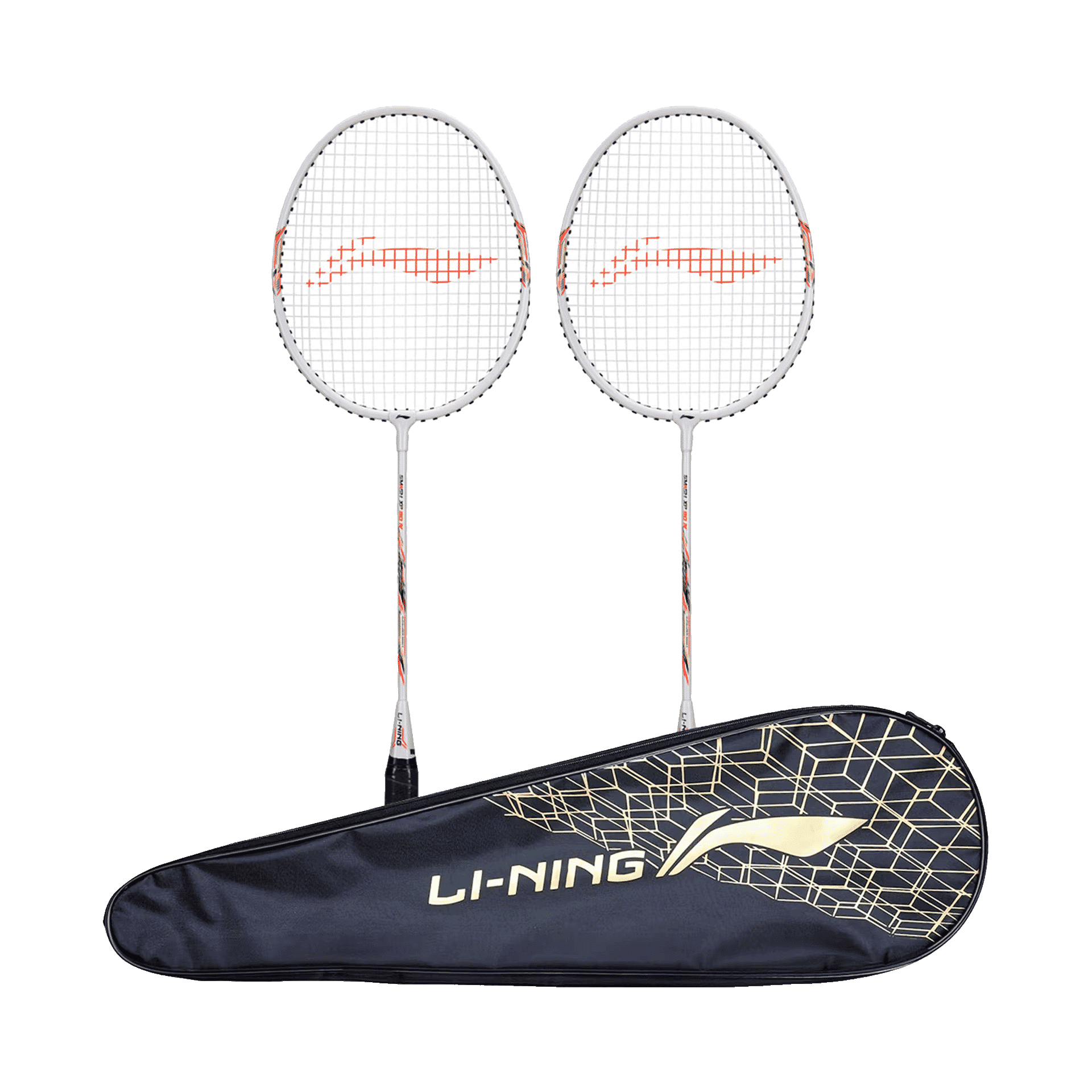 Li-Ning XP-90-IV Set of 2 Strung Badminton Racket with Free Full Cover - Image 7