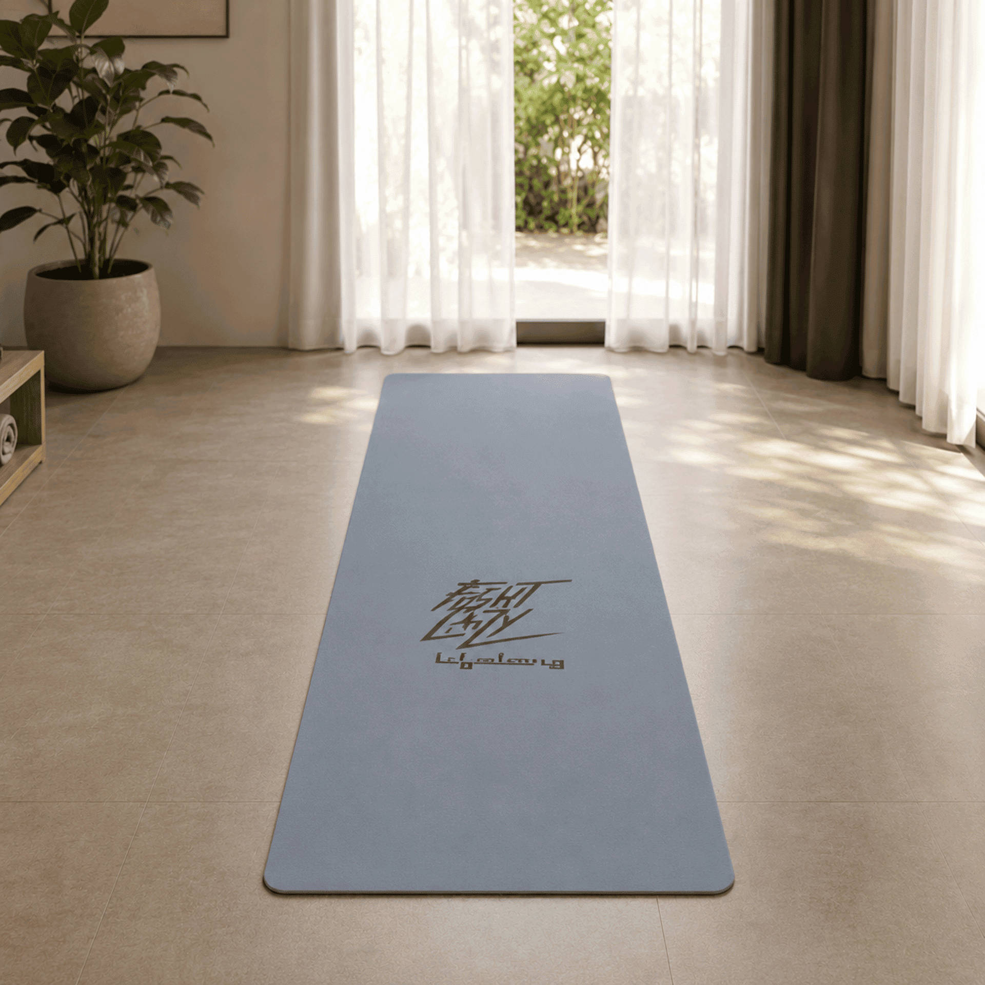 Lifelong EVA Anti-Slip Yoga Mat 10mm Grey - Image 8